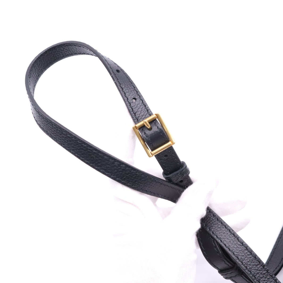 Burberry Black White Handbag Shoulder Bag (Pre-Owned)