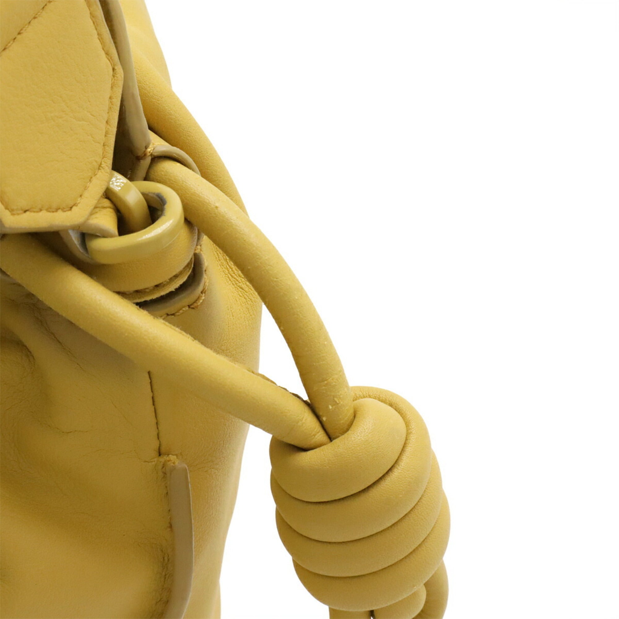 Loewe Yellow Nappa Leather Leather Pochette Shoulder Bag (Pre-Owned)