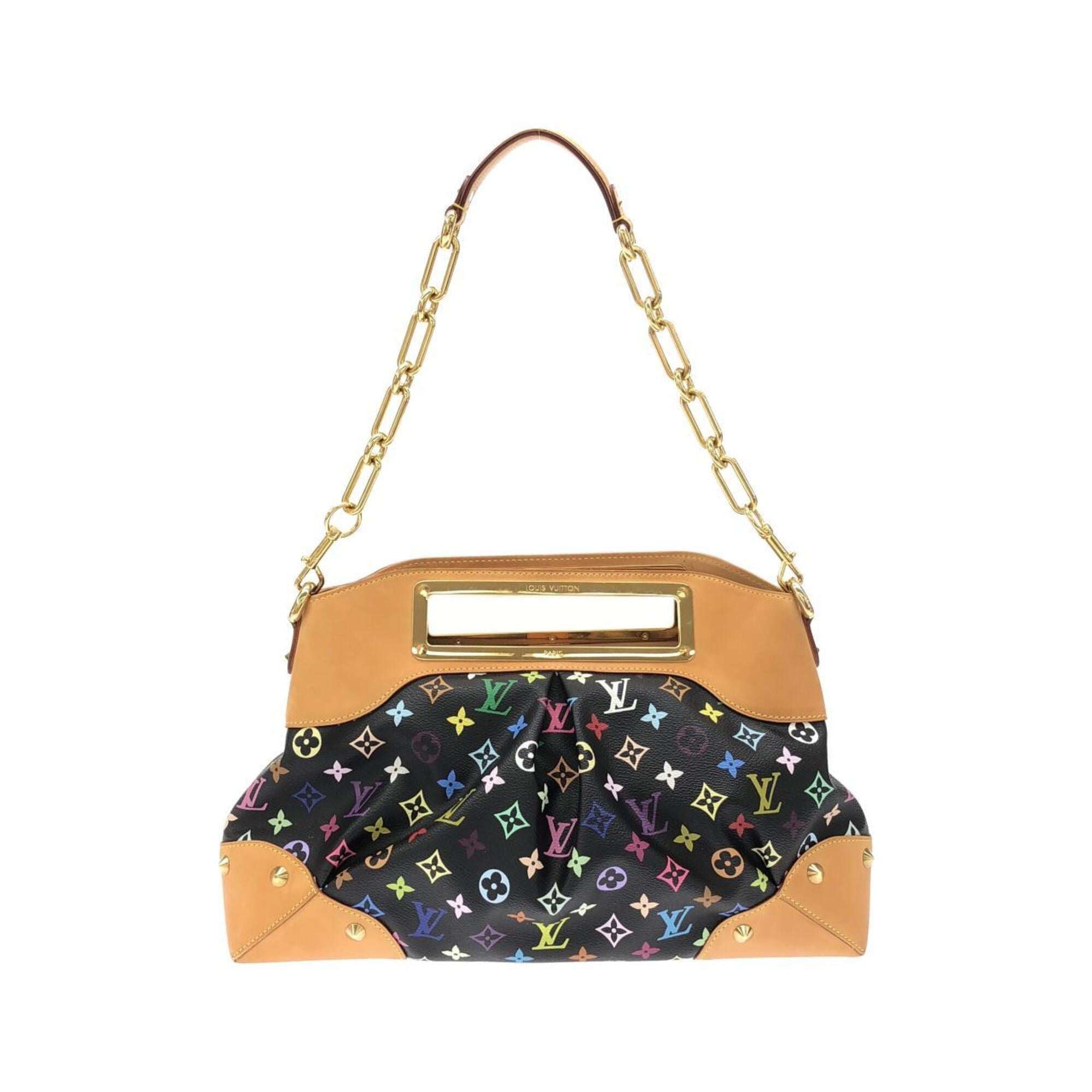 Louis Vuitton Black Coated Canvas Handbag (Pre-Owned)