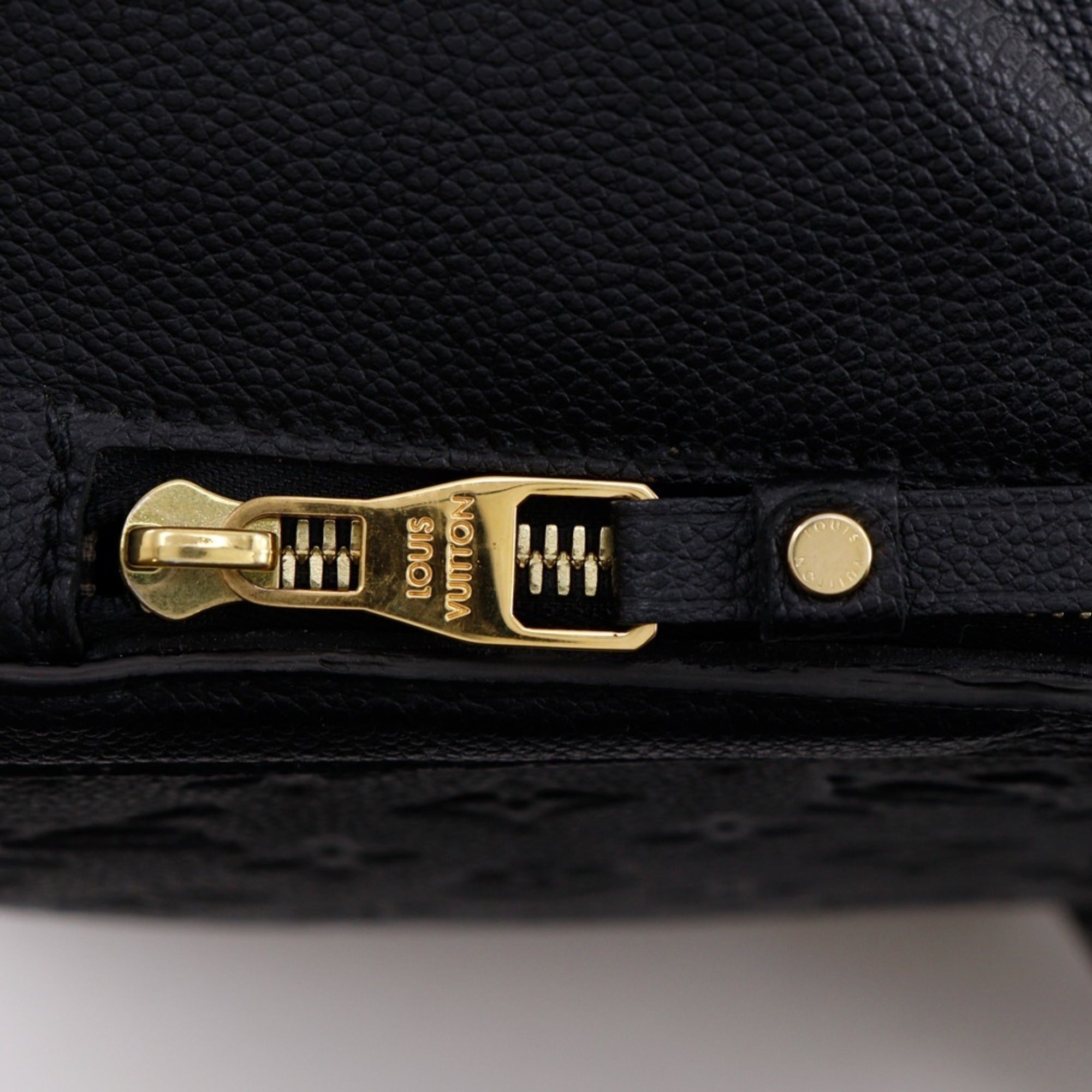 Louis Vuitton Black Noir Monogram Empreinte Handbag (Pre-Owned)