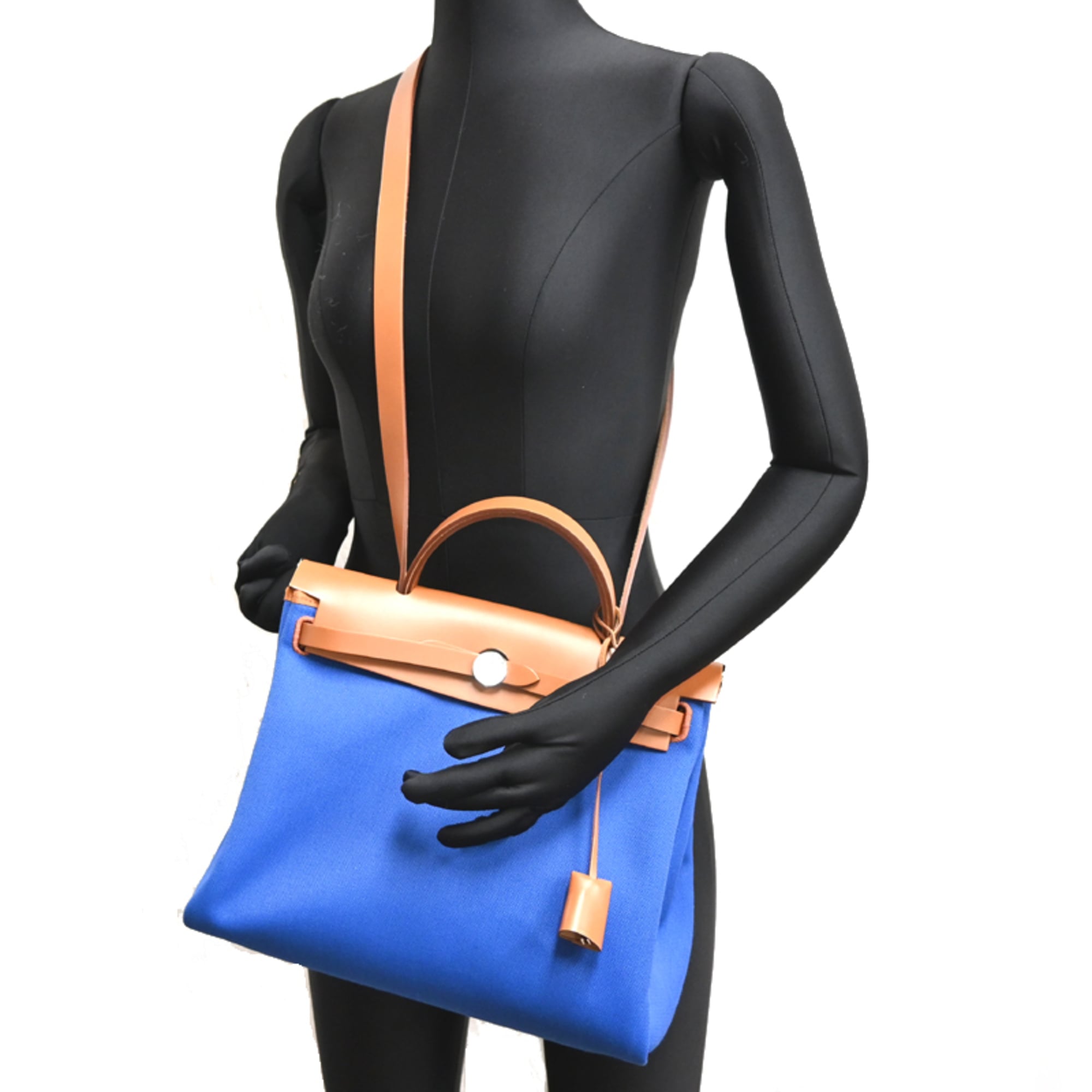 Hermes Blue Handbag Pouch (Pre-Owned)