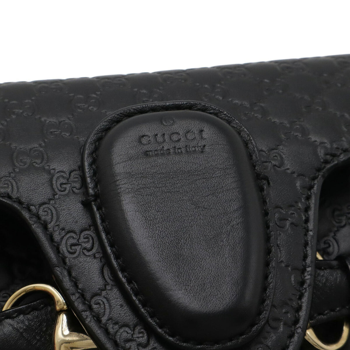 Gucci Black Leather Shoulder Bag (Pre-Owned)