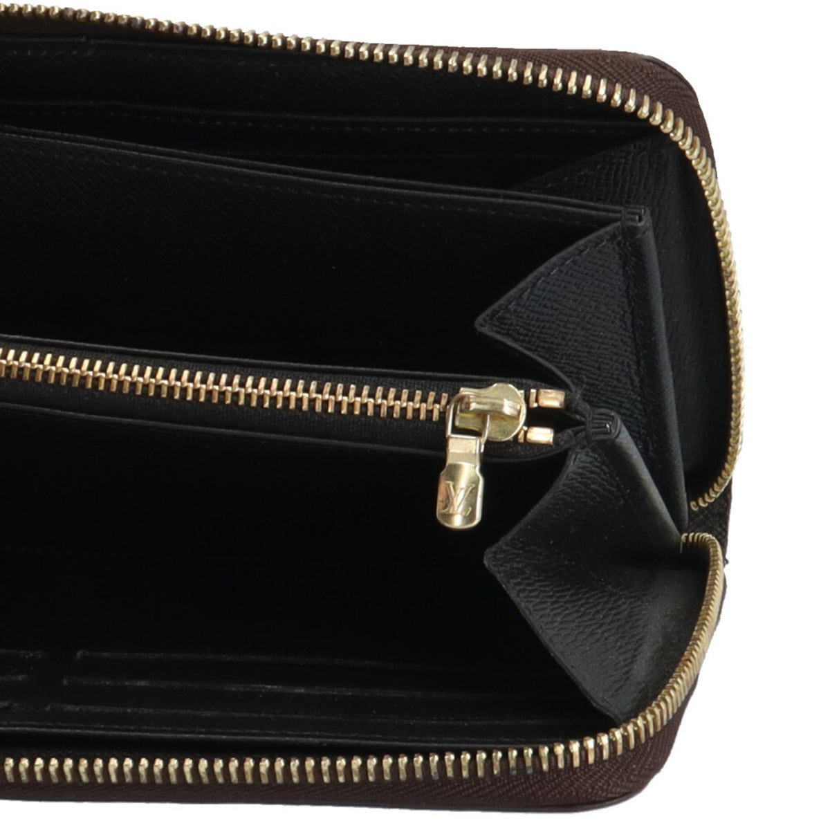 Louis Vuitton Monogram Brown Monogram Reverse Canvas Long Wallet (Bi-Fold) (Pre-Owned)