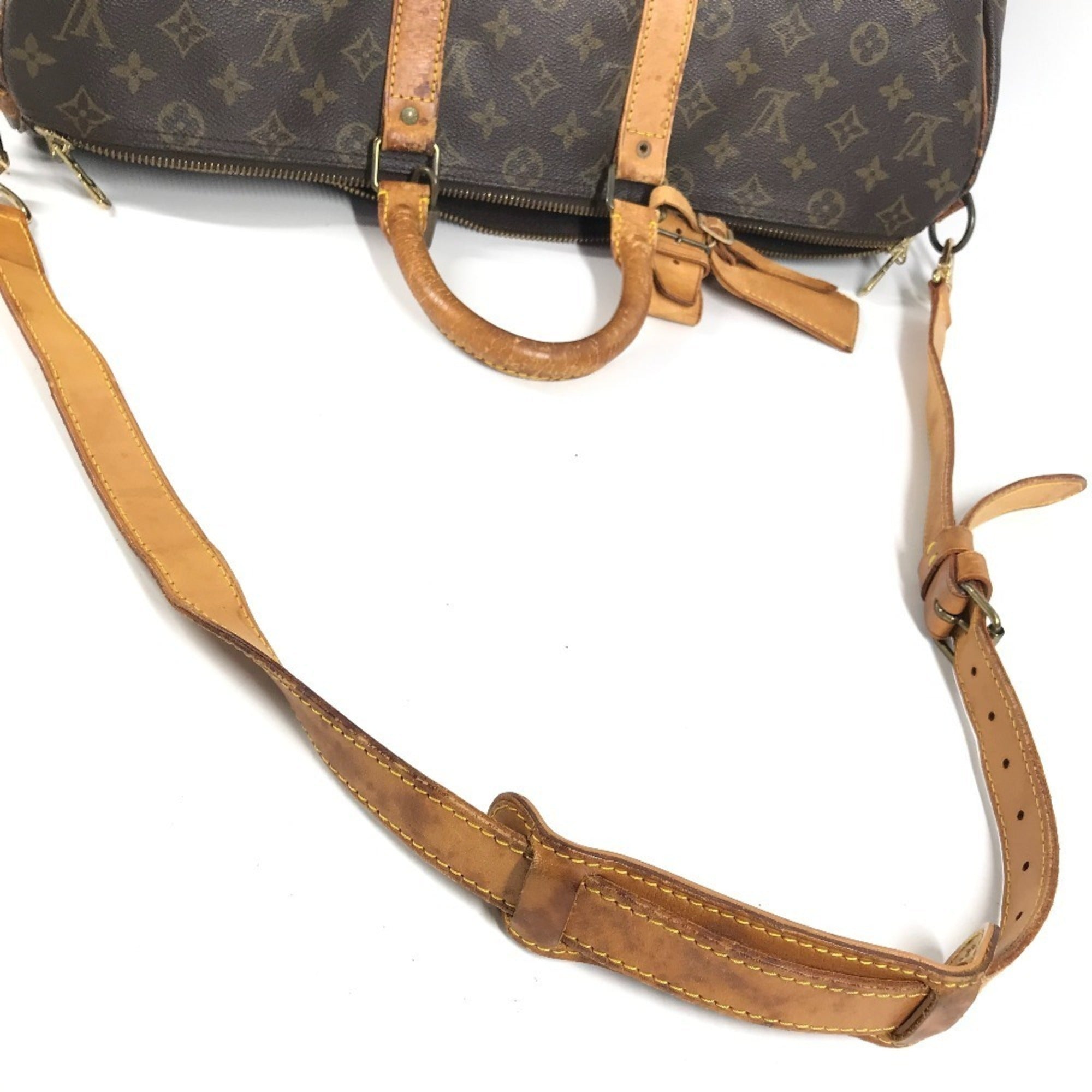 Louis Vuitton Brown Monogram Monogram Canvas Boston Bag (Pre-Owned)