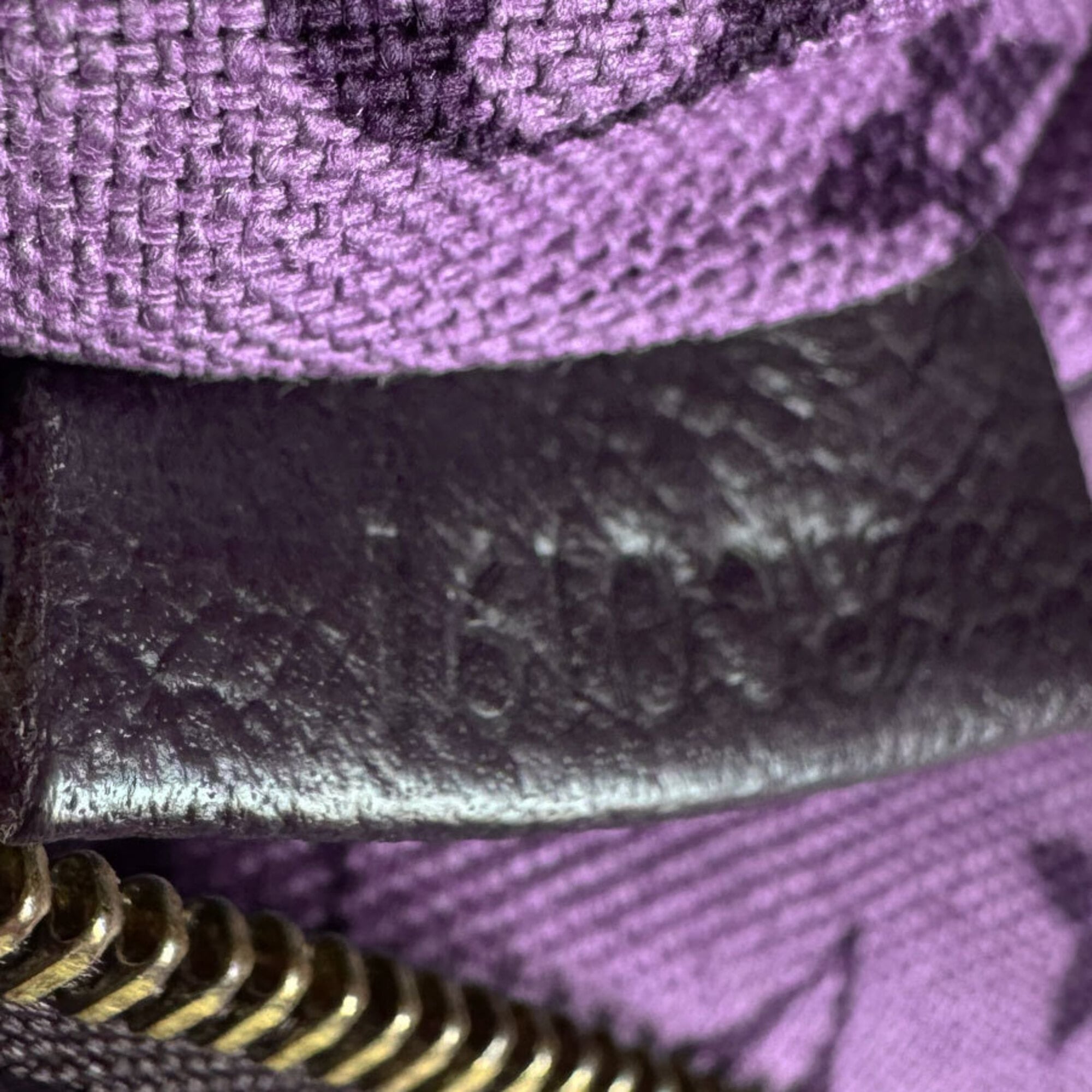 Louis Vuitton Multi-Color Purple Canvas Leather Handbag (Pre-Owned)