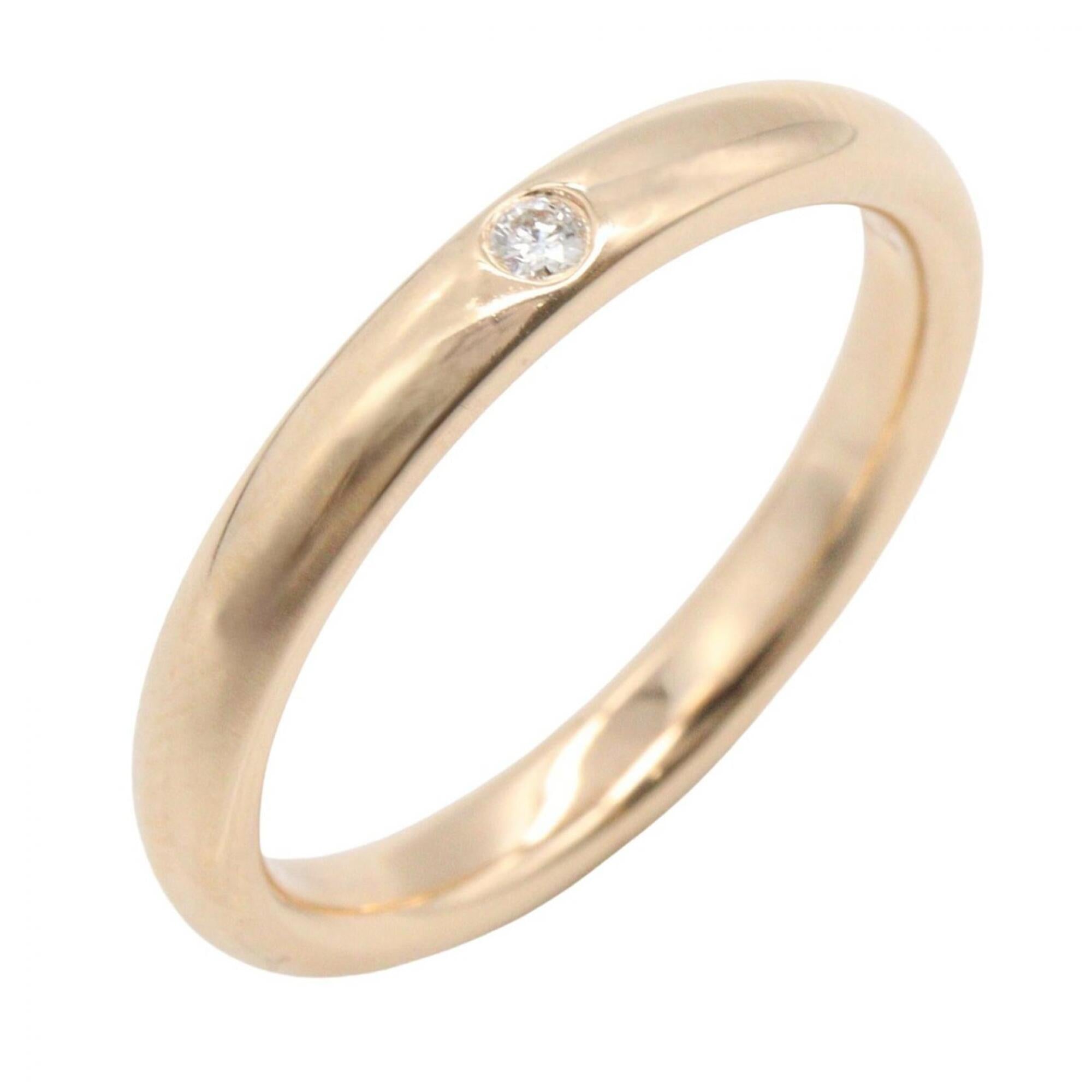 Tiffany Pink Gold Clear Pink Gold (18K) Band Ring (Pre-Owned)