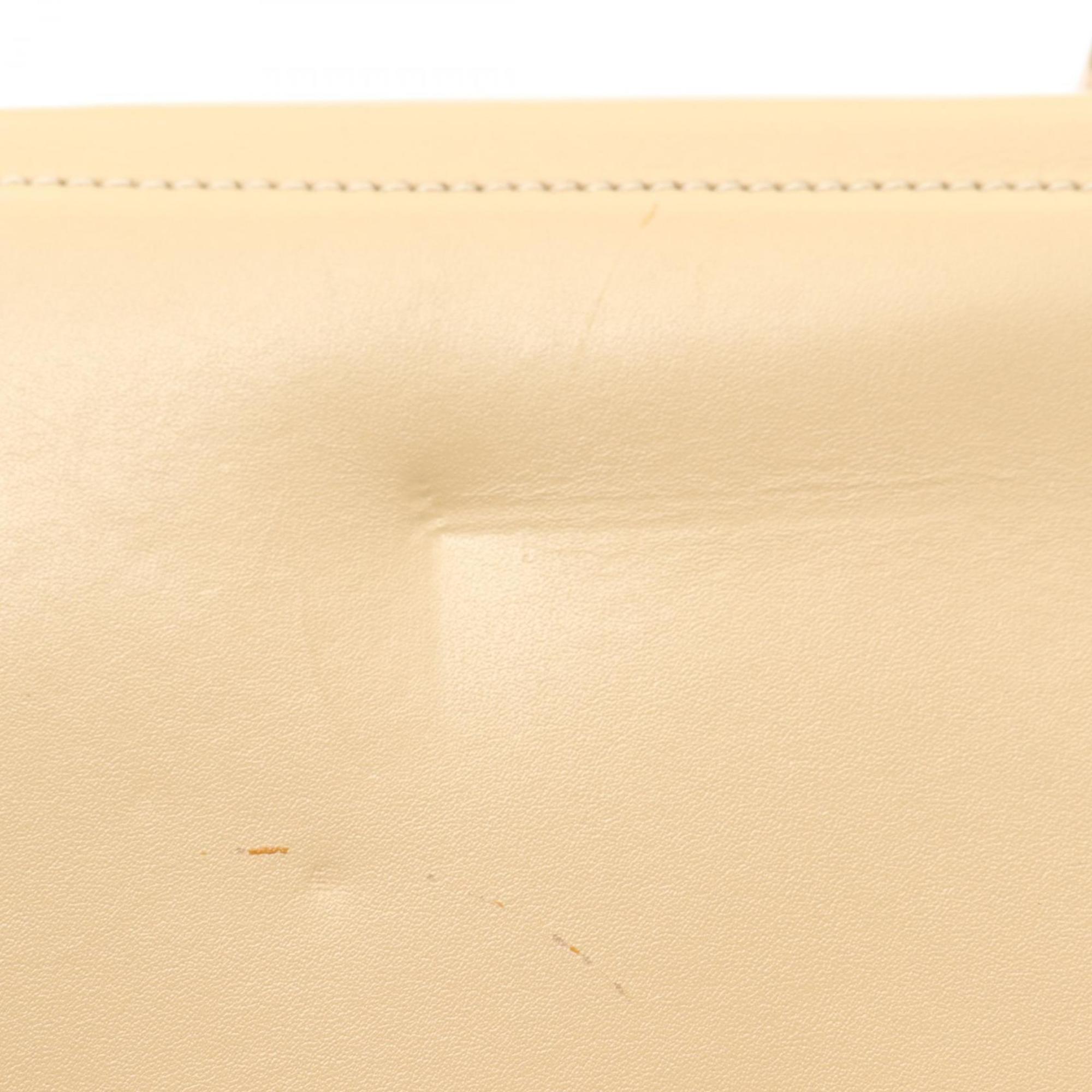 Salvatore Ferragamo Beige Leather Handbag (Pre-Owned)