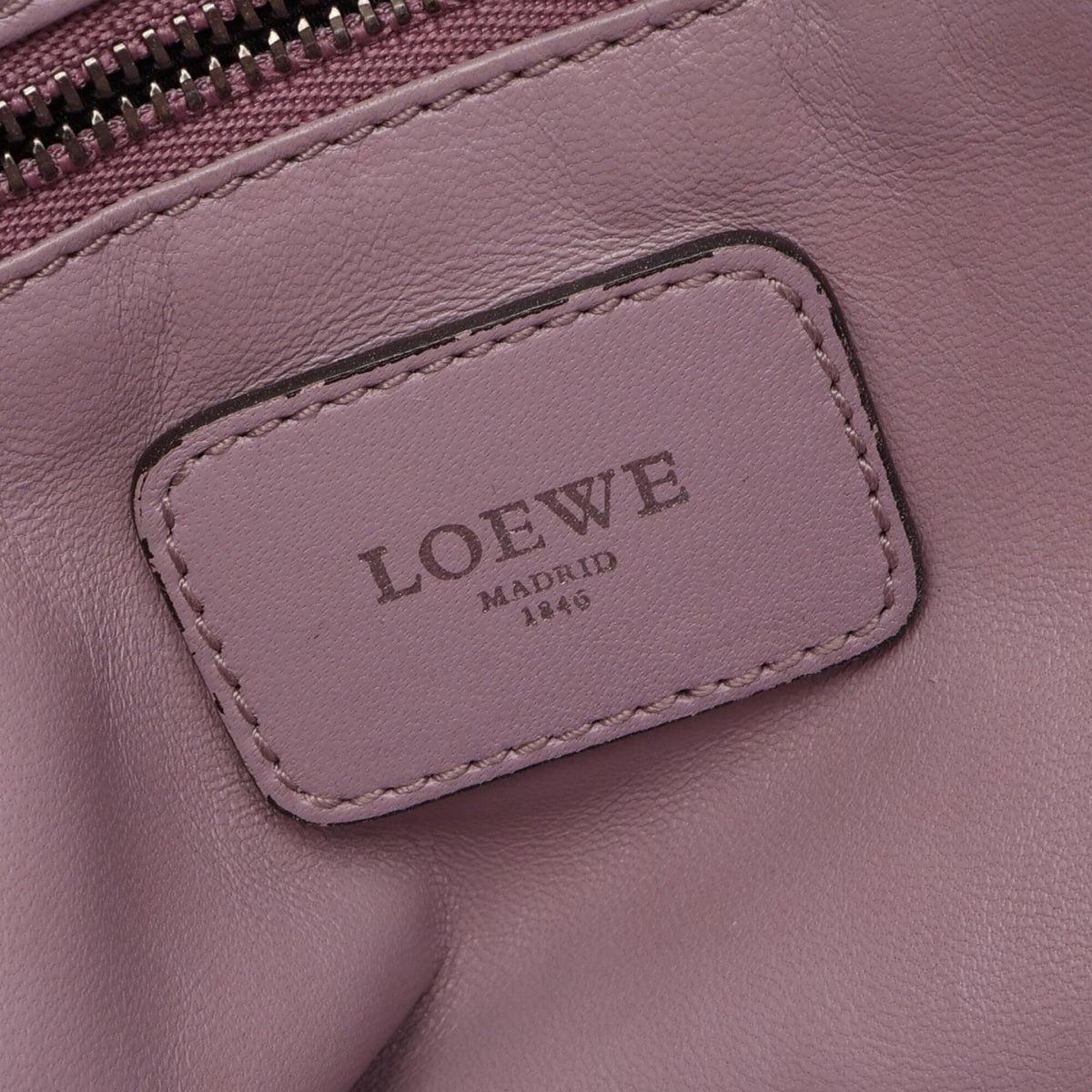 Loewe Pink Purple Leather Handbag (Pre-Owned)