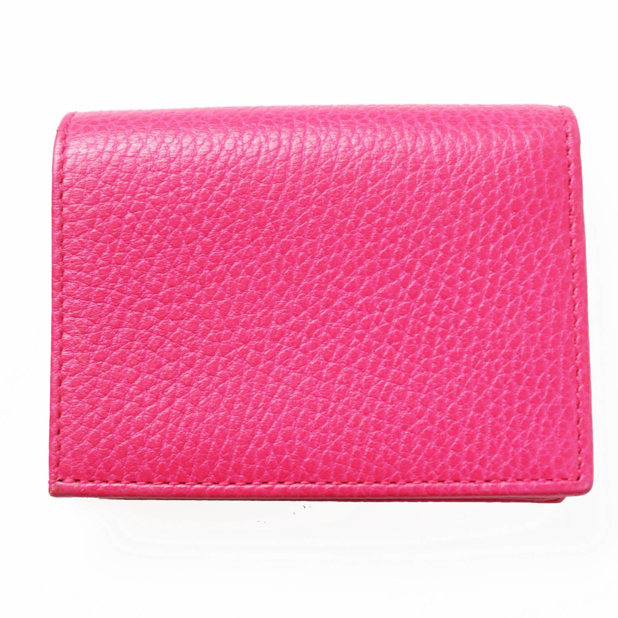 Gucci Pink Leather Wallet (Bi-Fold) (Pre-Owned)