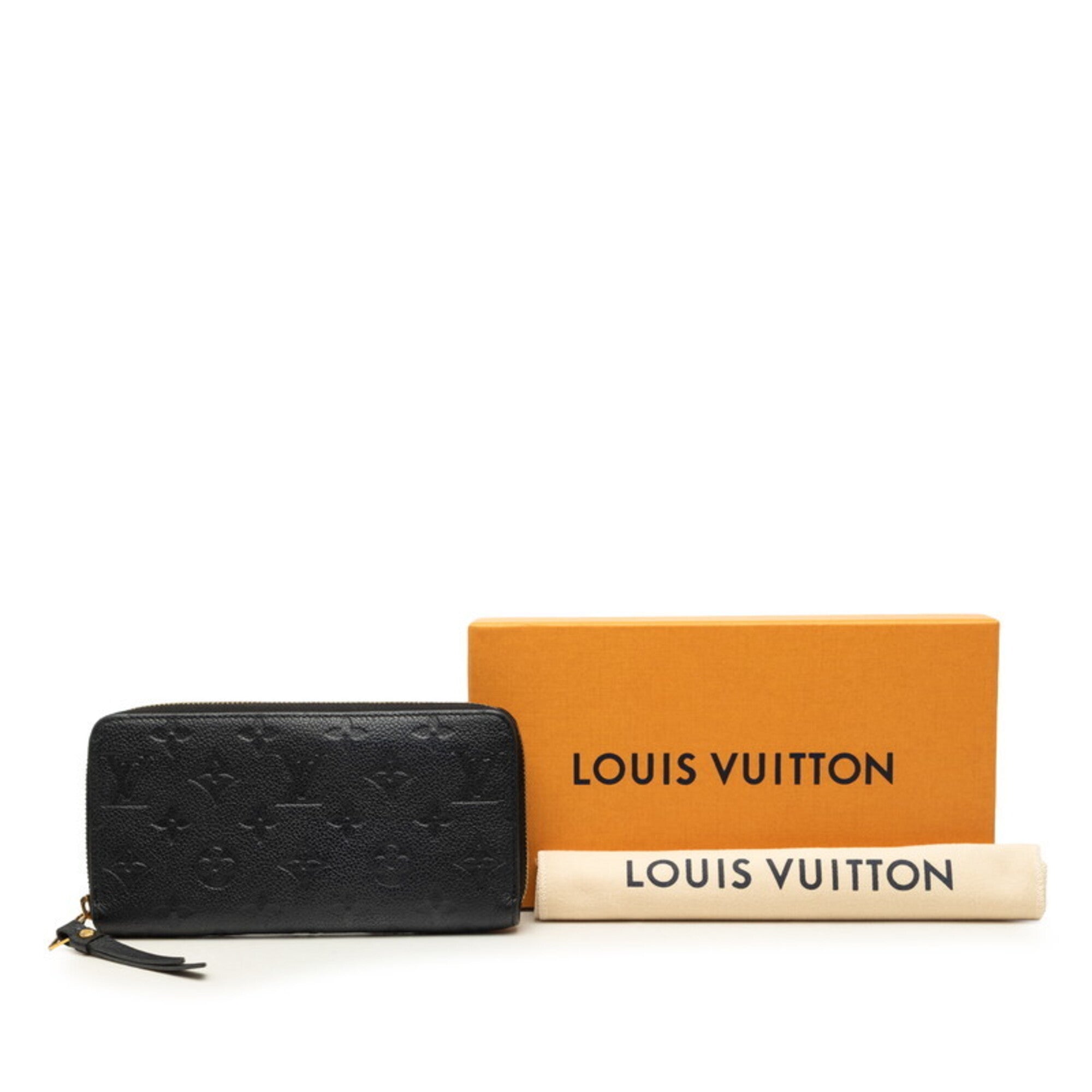 Louis Vuitton Black Monogram Noir Leather Coin Purse/Coin Case (Pre-Owned)