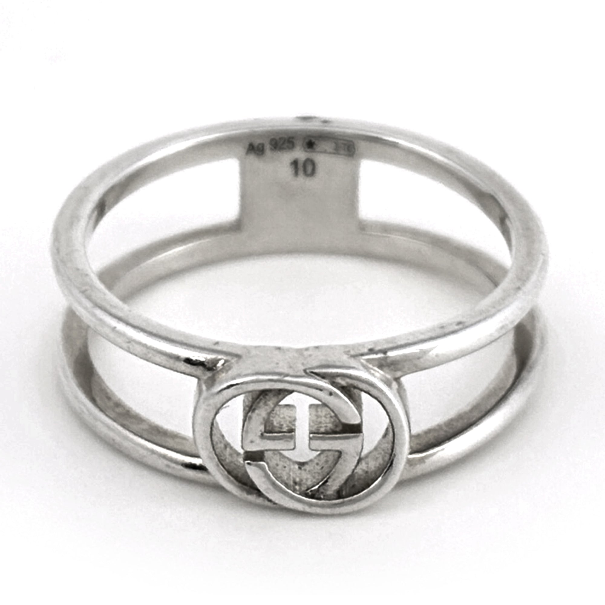 Gucci Silver Silver 925 Band Ring (Pre-Owned)