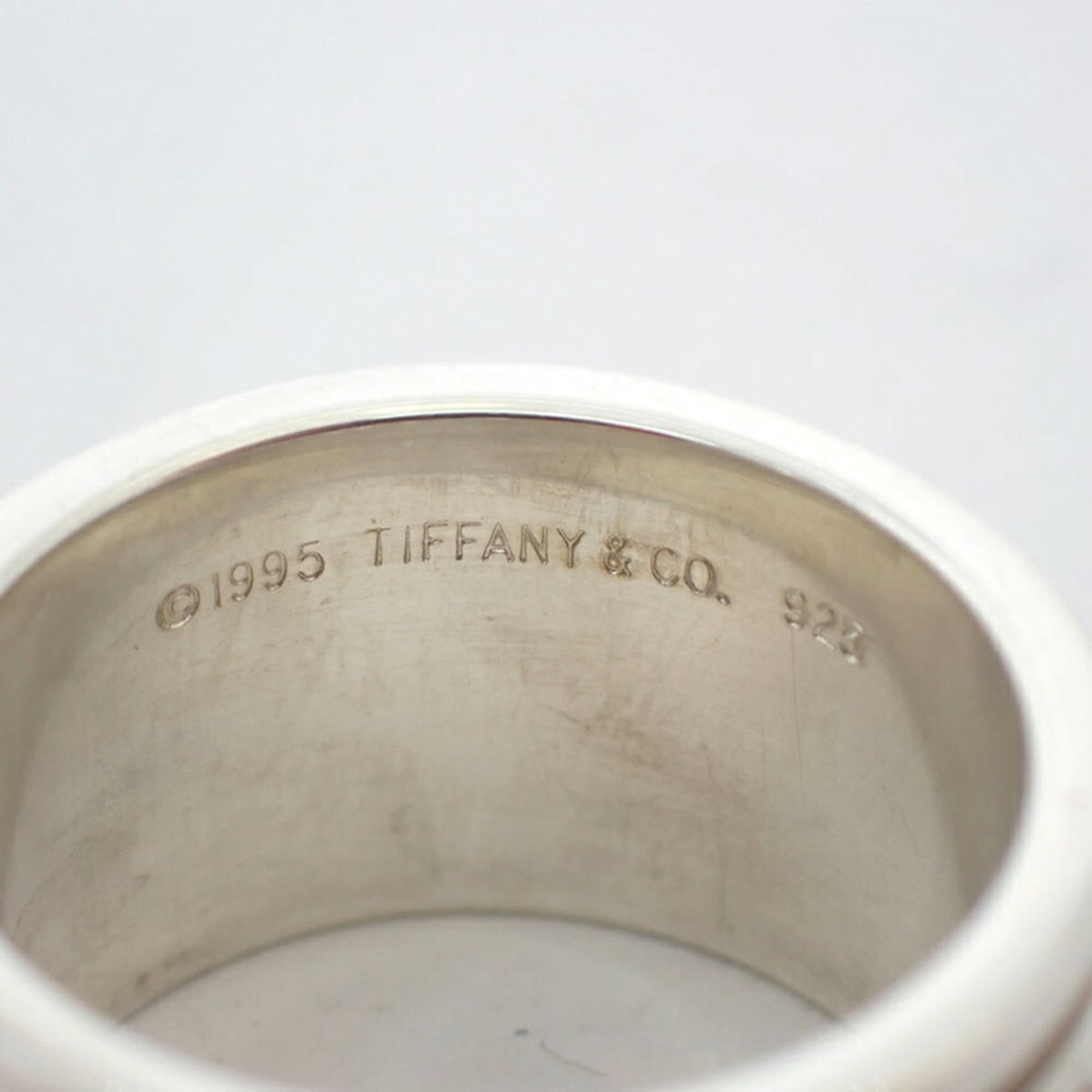 Tiffany Sterling Silver 925 Band Ring (Pre-Owned)