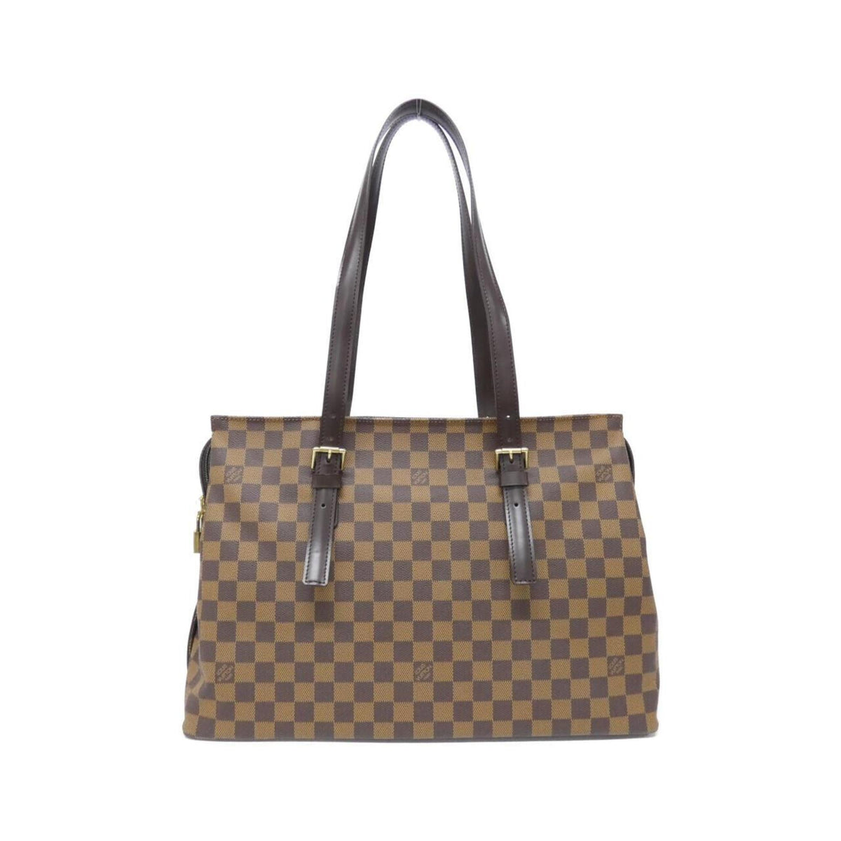 Louis Vuitton Ebene Coated Canvas Shoulder Bag (Pre-Owned)