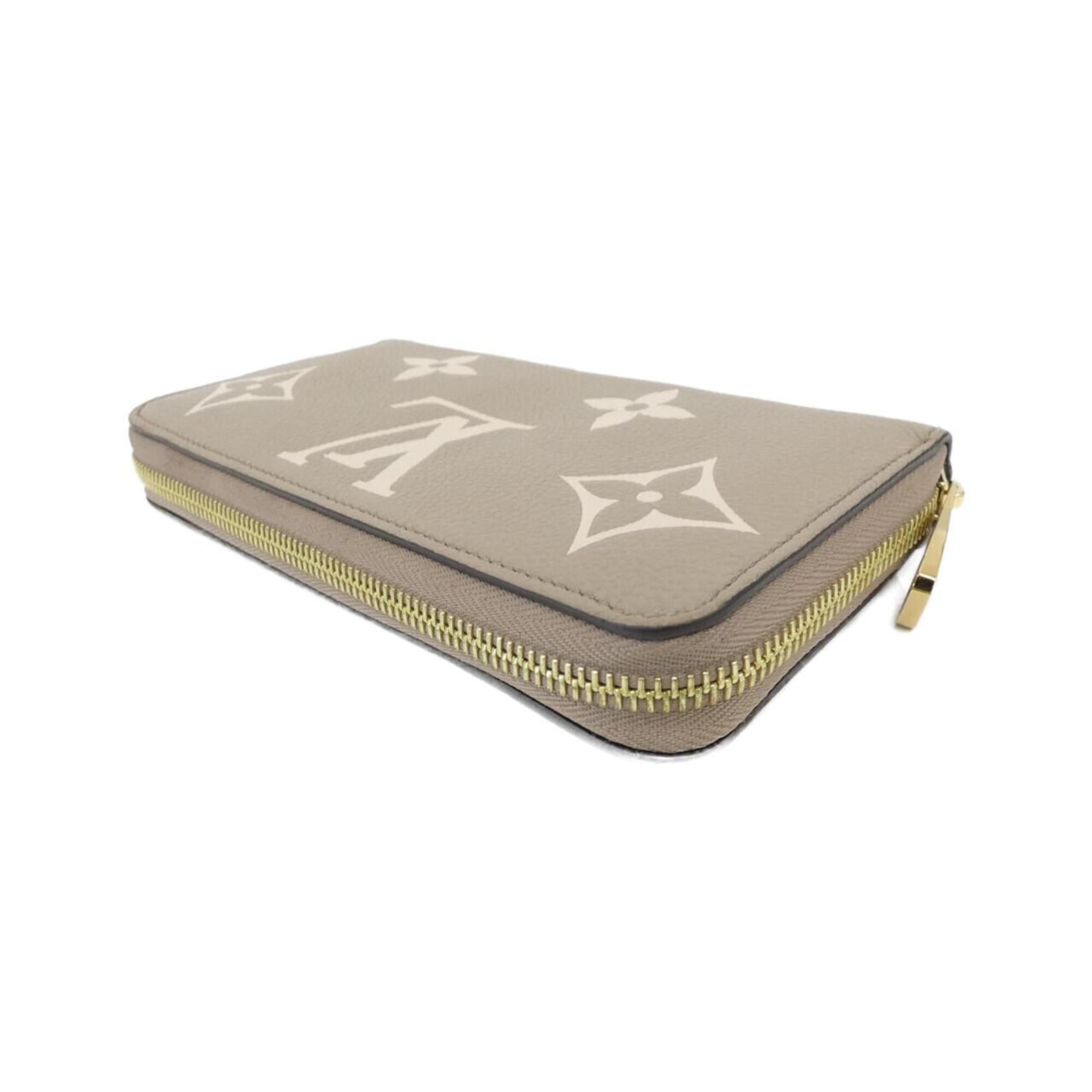Louis Vuitton Monogram Empreinte Tourterelle Leather Long Wallet (Bi-Fold) (Pre-Owned)