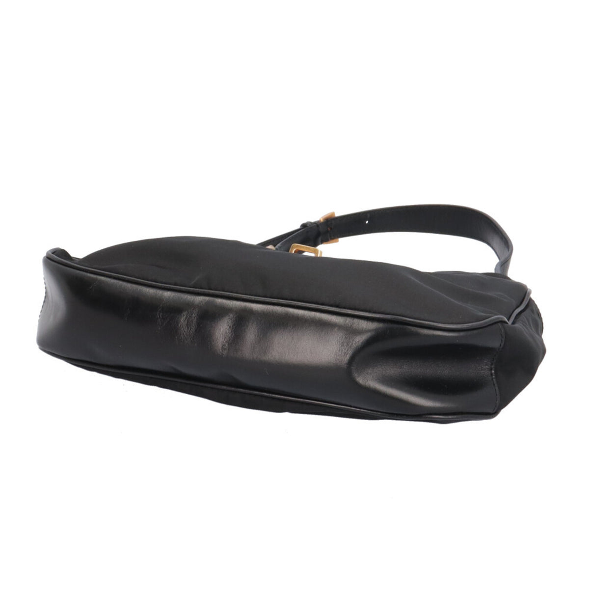 Prada Black Nero Nylon Handbag (Pre-Owned)