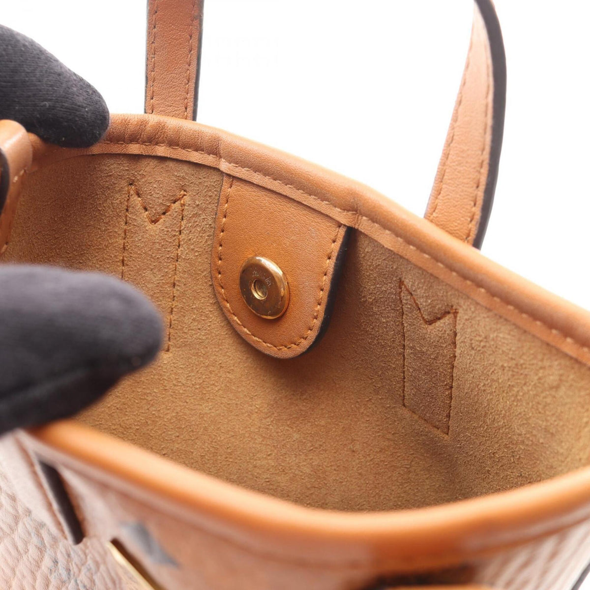 Mcm Brown Coated Canvas Leather Handbag (Pre-Owned)