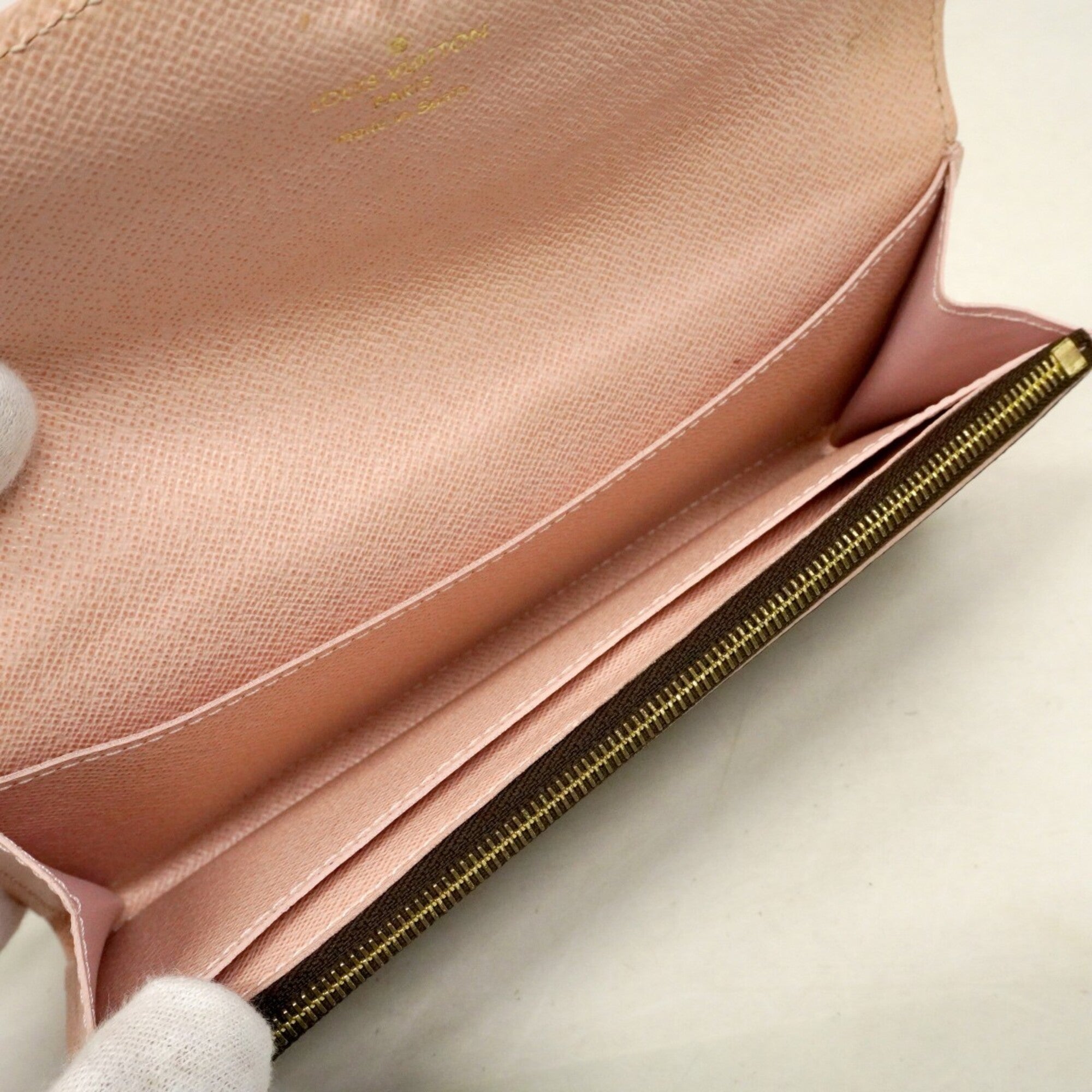 Louis Vuitton Ebene Rose Ballerine Long Wallet (Bi-Fold) (Pre-Owned)