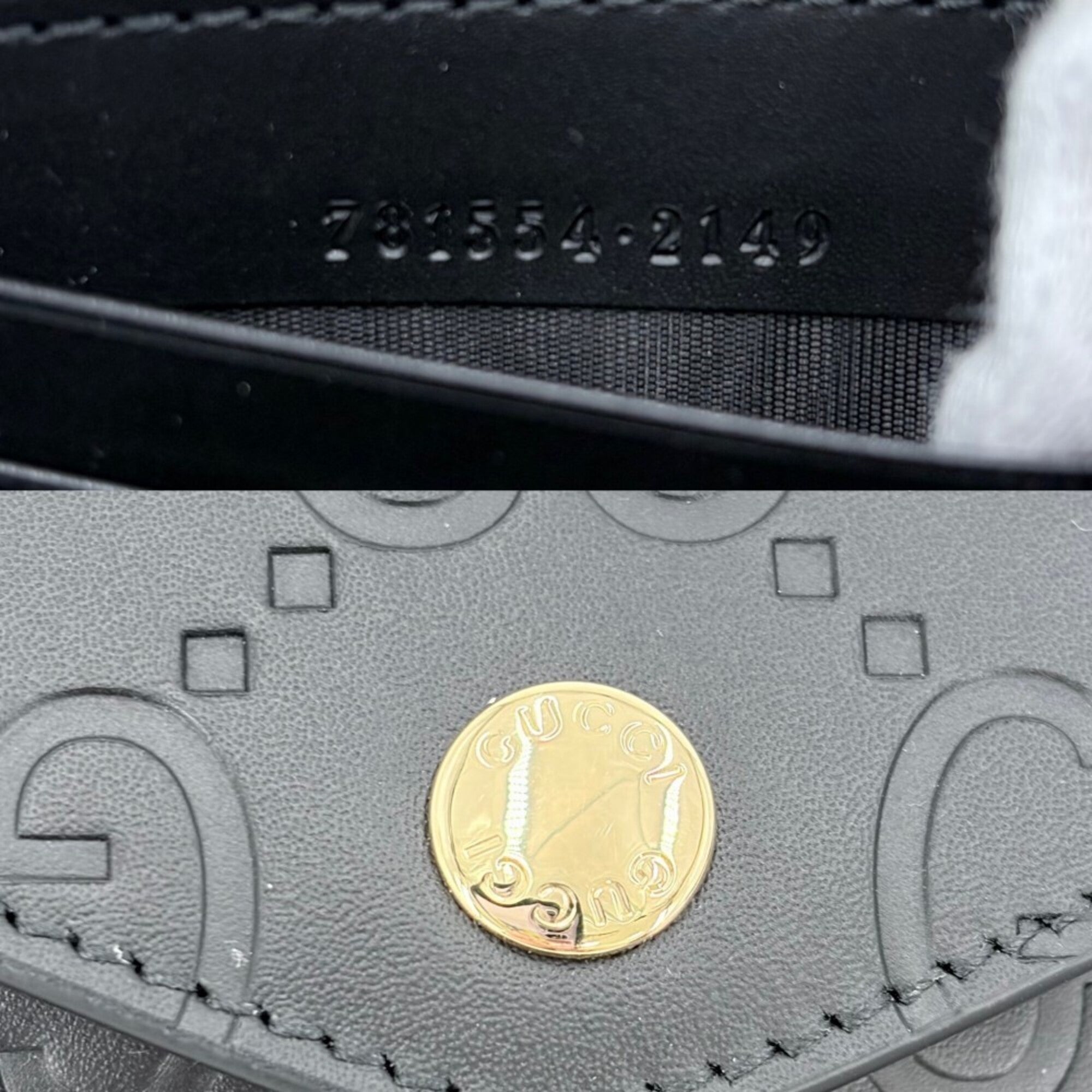 Gucci Black Leather Shoulder Bag (Pre-Owned)