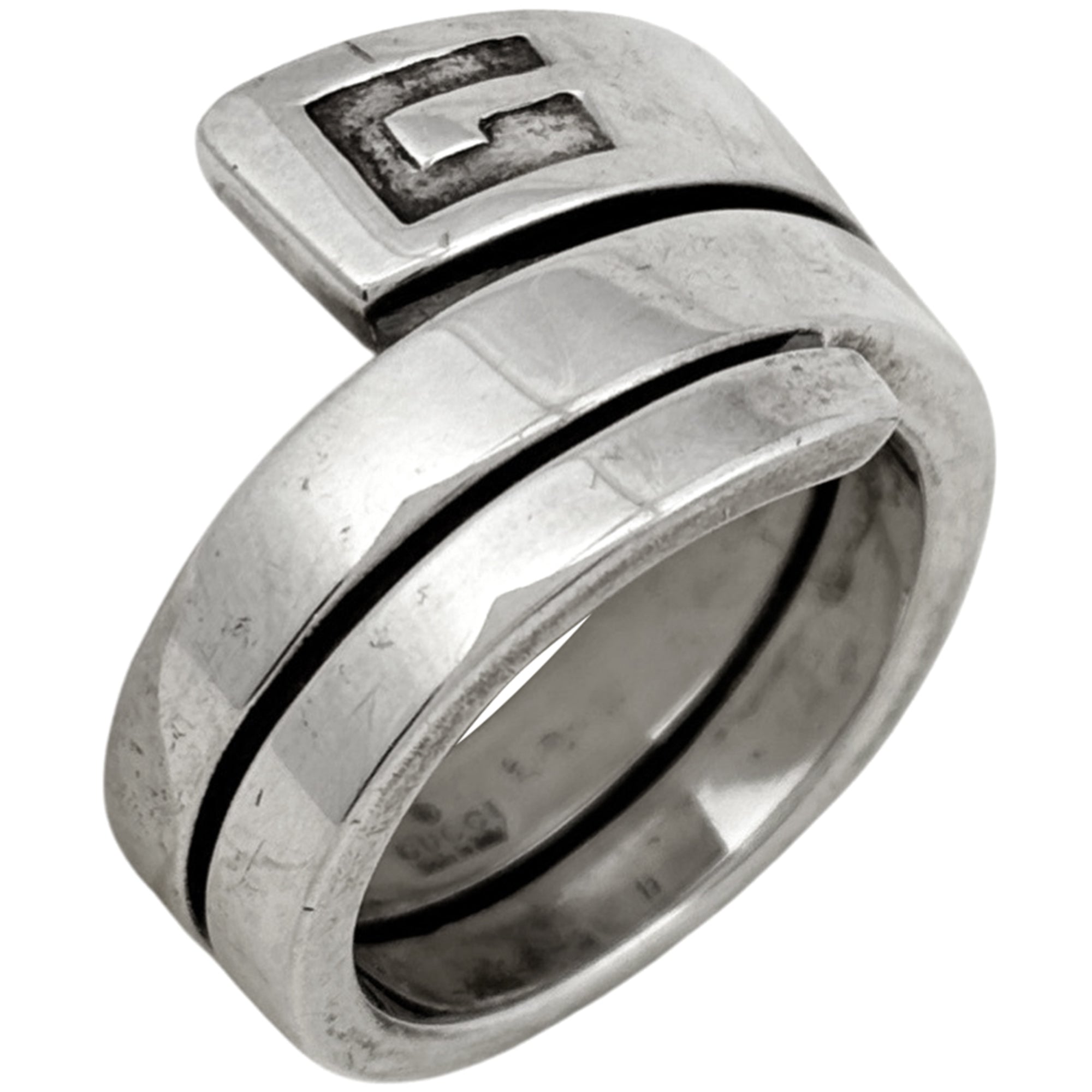 Gucci Silver Silver 925 Band Ring (Pre-Owned)