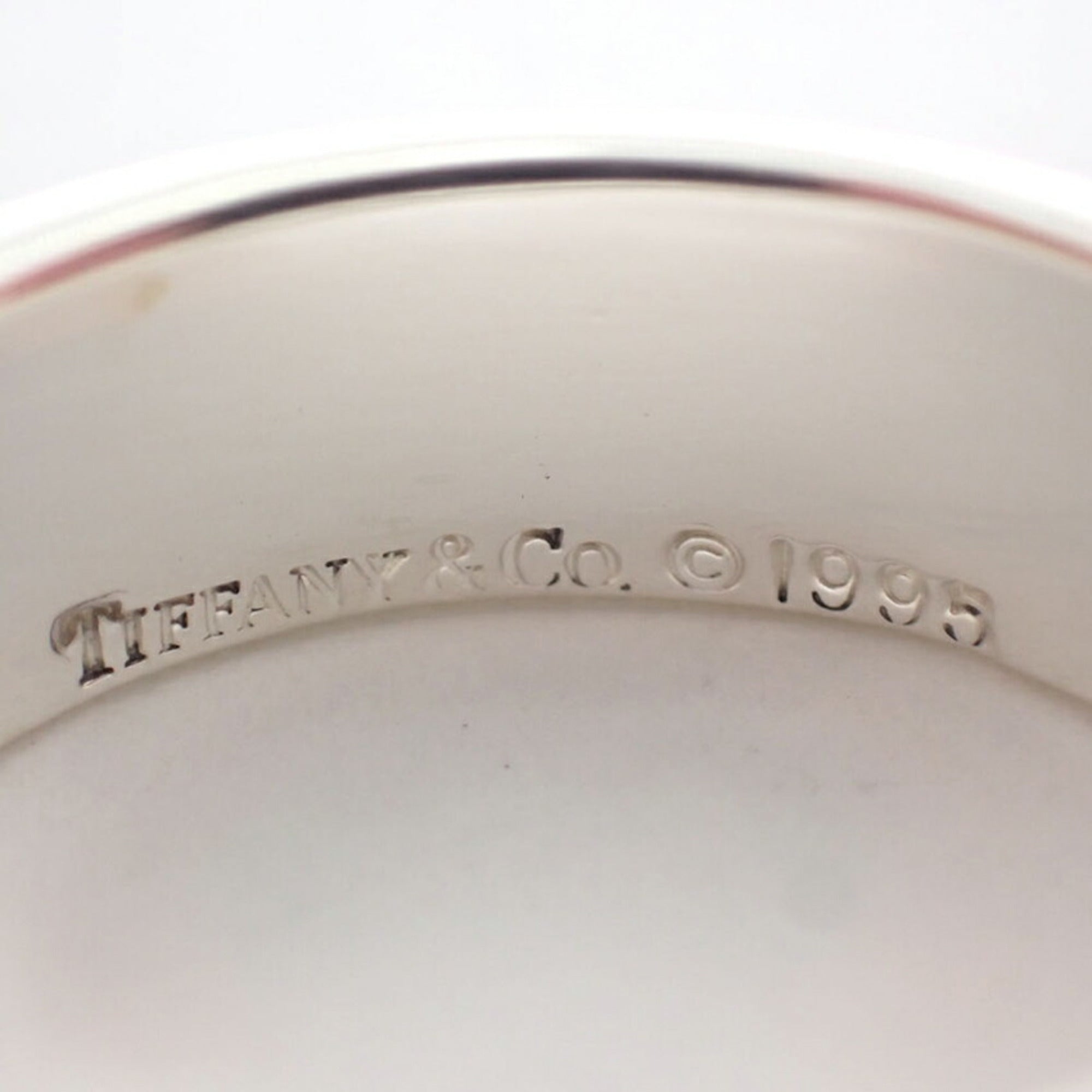 Tiffany Silver Sterling Silver 925 Band Ring (Pre-Owned)