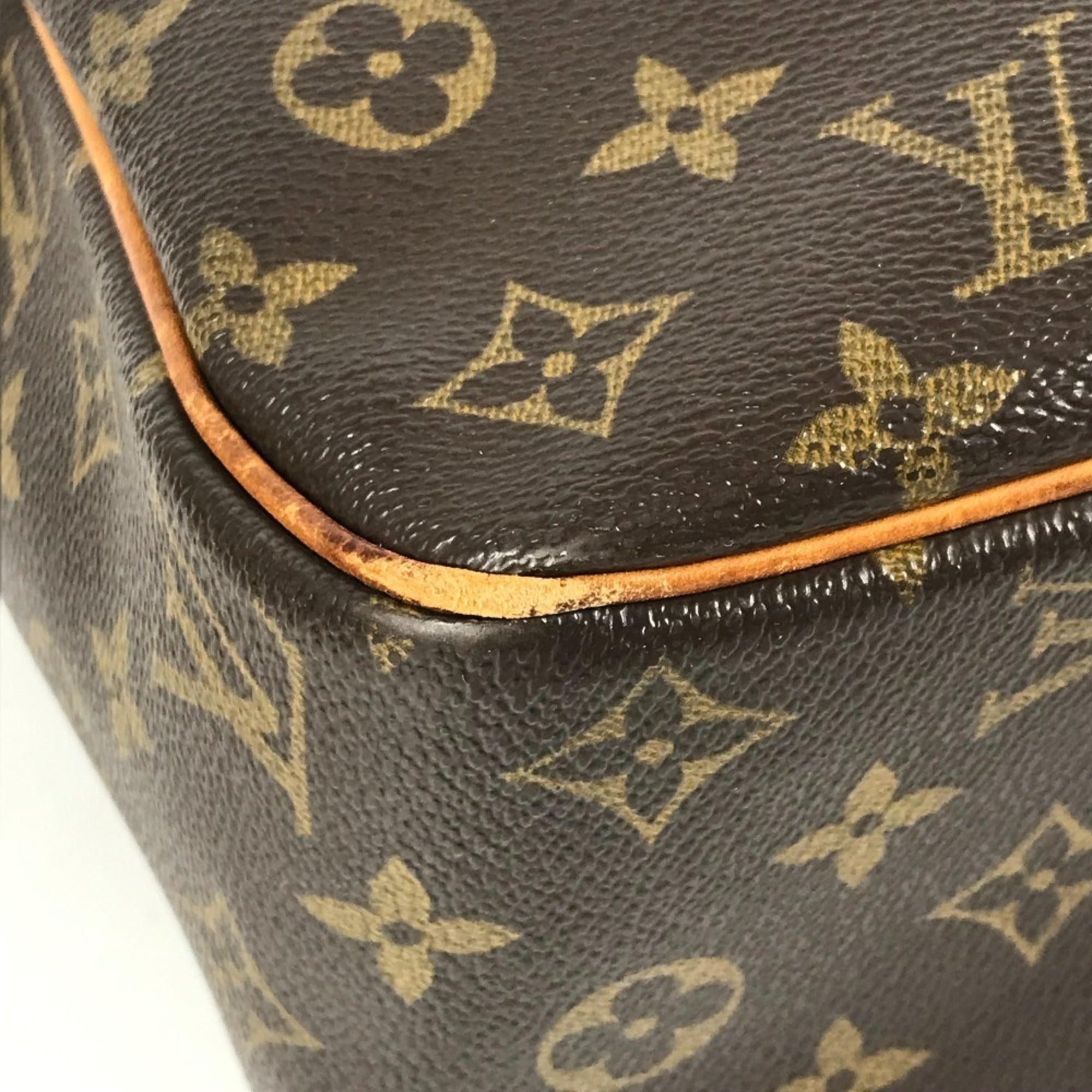 Louis Vuitton Brown Monogram Canvas Shoulder Bag Tote Bag (Pre-Owned)