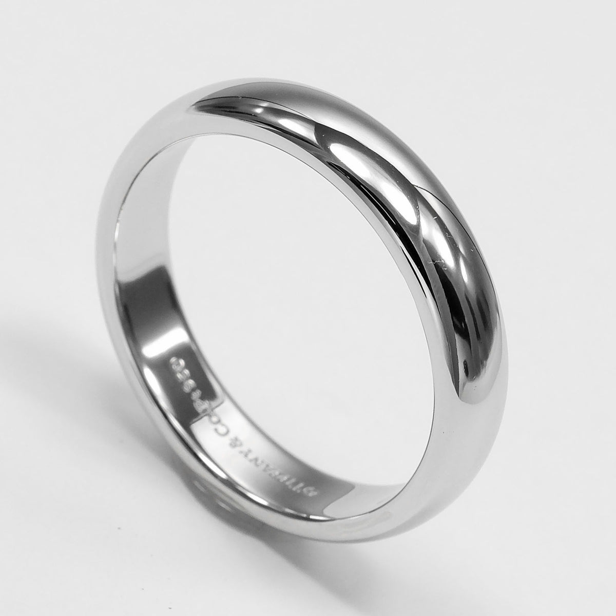 Tiffany Platinum 950 Band Ring (Pre-Owned)