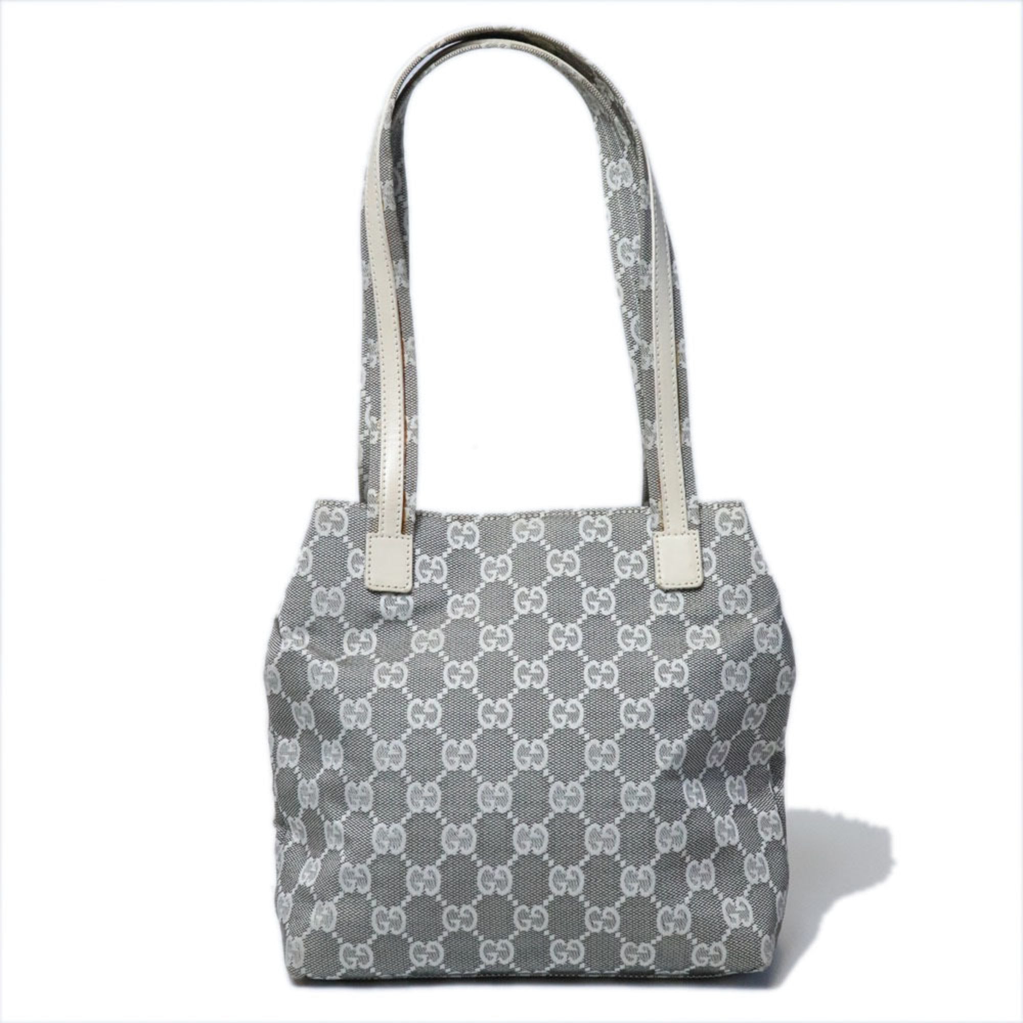 Gucci Gray Gg Canvas Tote Bag (Pre-Owned)