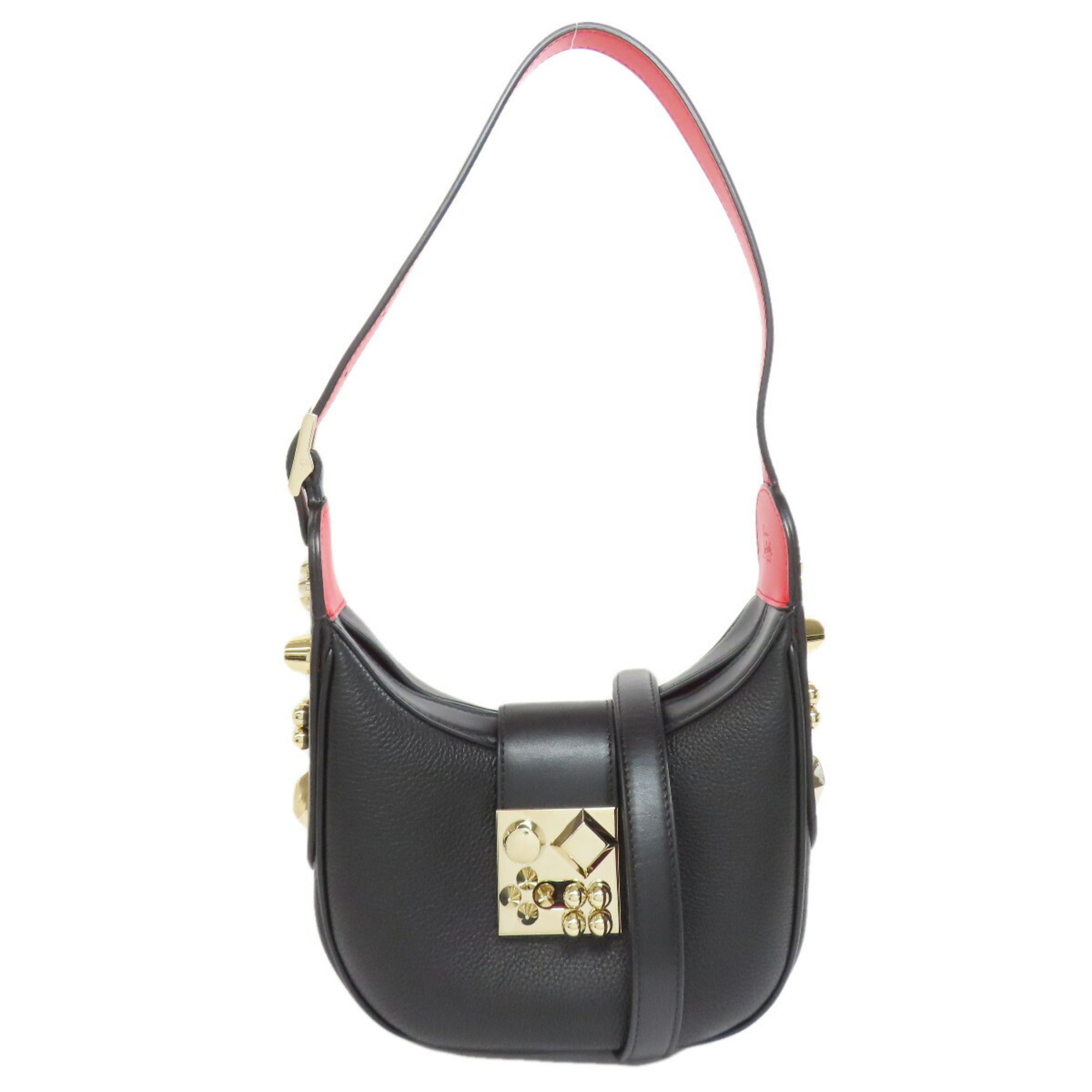 Christian Louboutin Black Leather Handbag (Pre-Owned)