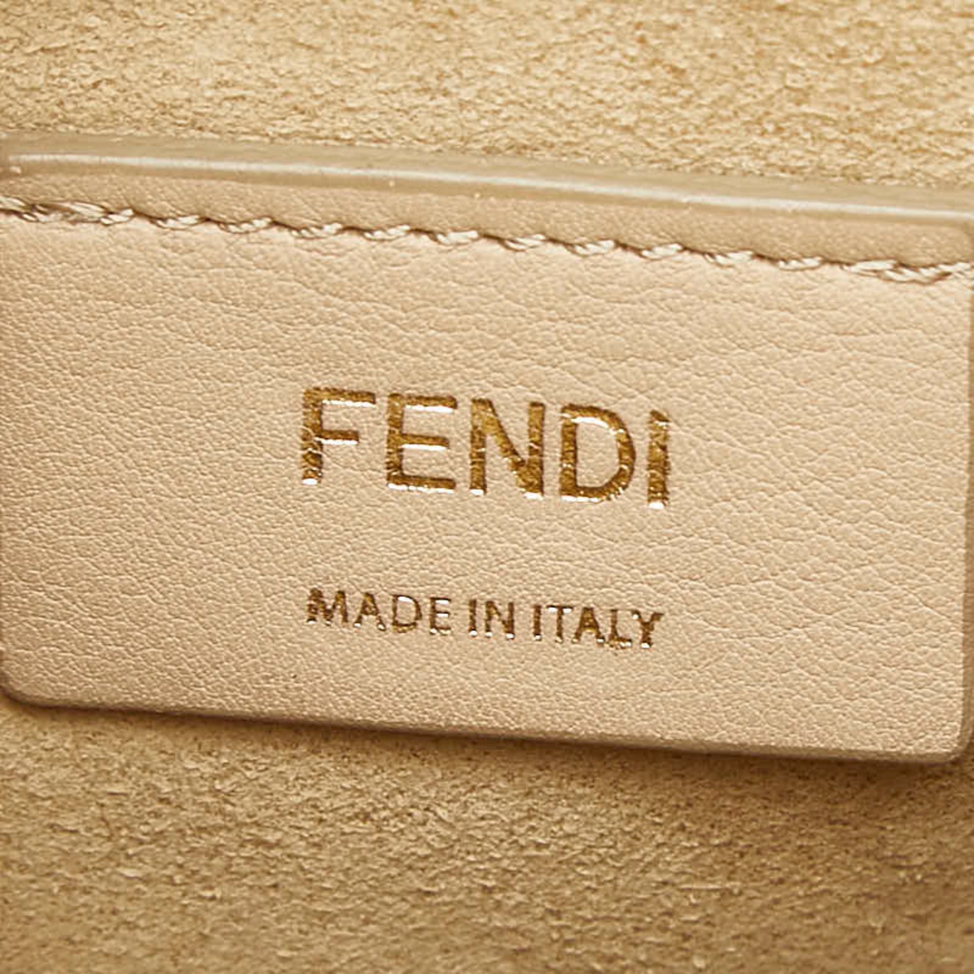 Fendi Brown Leather Shoulder Bag (Pre-Owned)