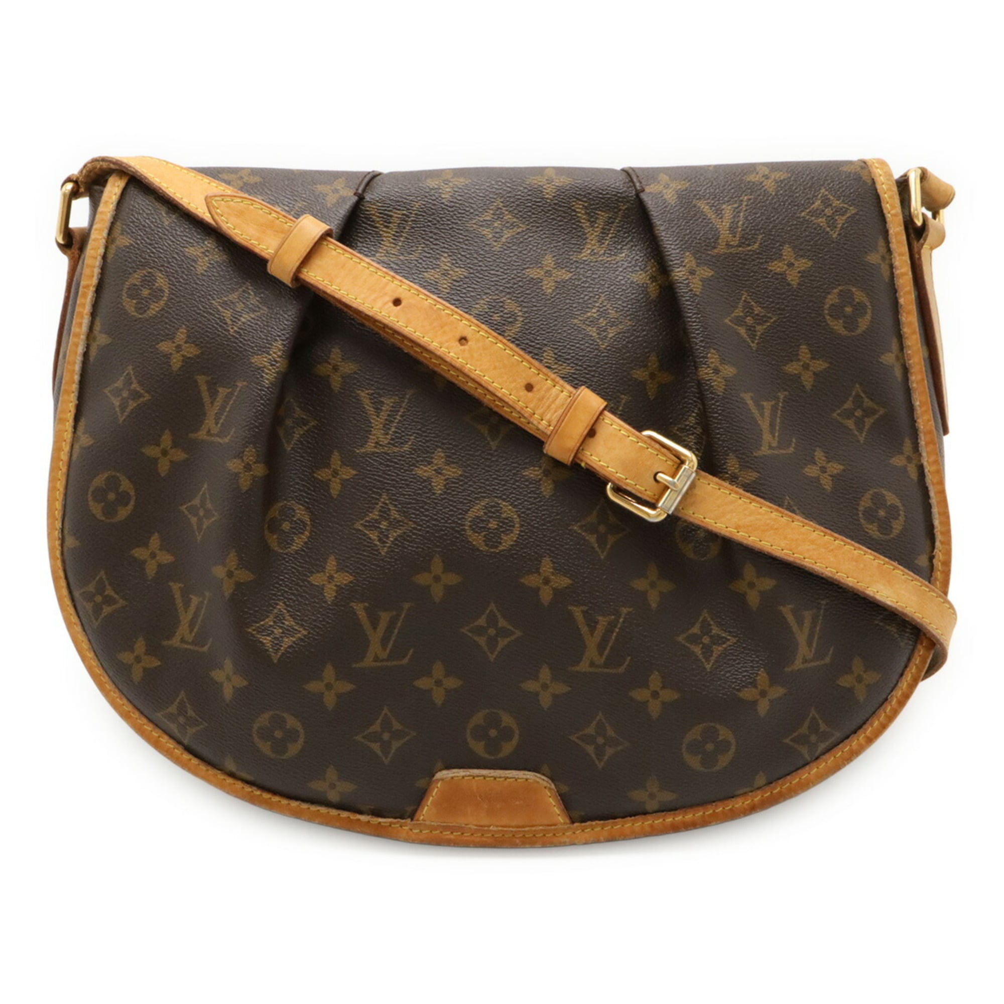 Louis Vuitton Brown Monogram Canvas Shoulder Bag (Pre-Owned)