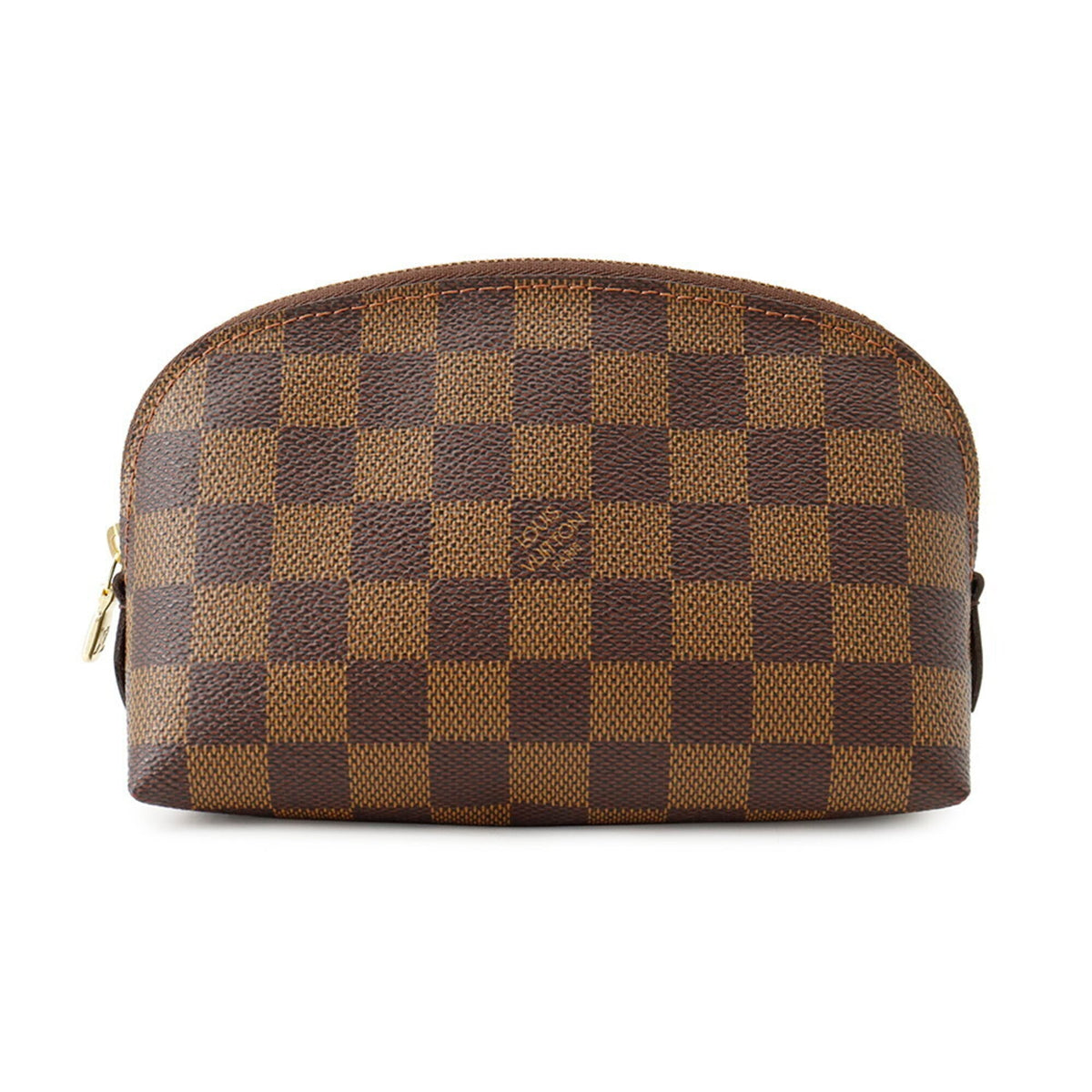 Louis Vuitton Damier Damier Canvas Ebene Red Color Damier Canvas Pochette Pouch (Pre-Owned)