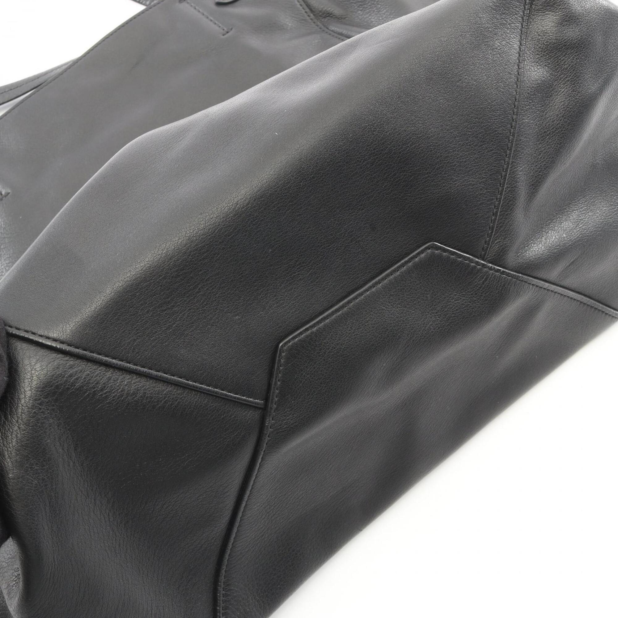 Celine Black Leather Handbag Tote Bag (Pre-Owned)