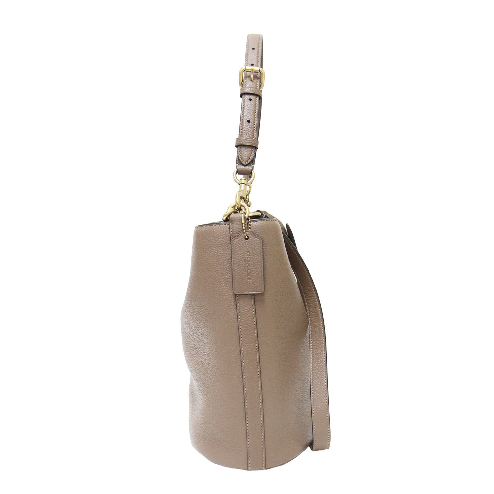 Coach Brown Leather Shoulder Bag (Pre-Owned)