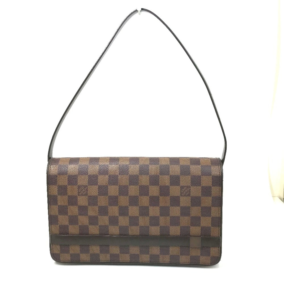 Louis Vuitton Brown Ebene Damier Canvas Shoulder Bag (Pre-Owned)