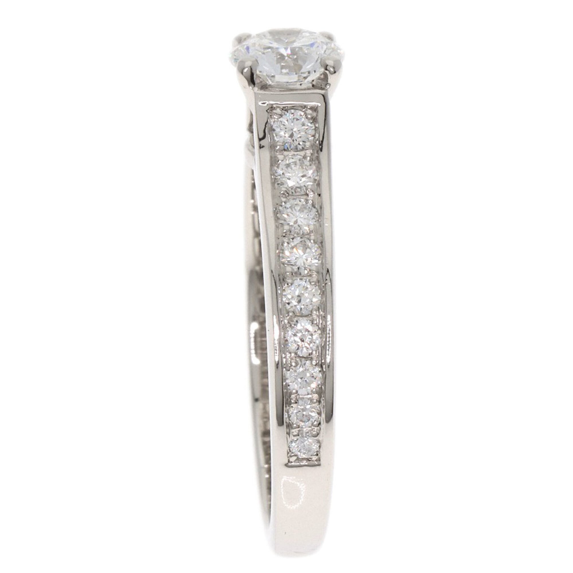 Cartier Platinum Platinum 950 Band Ring (Pre-Owned)