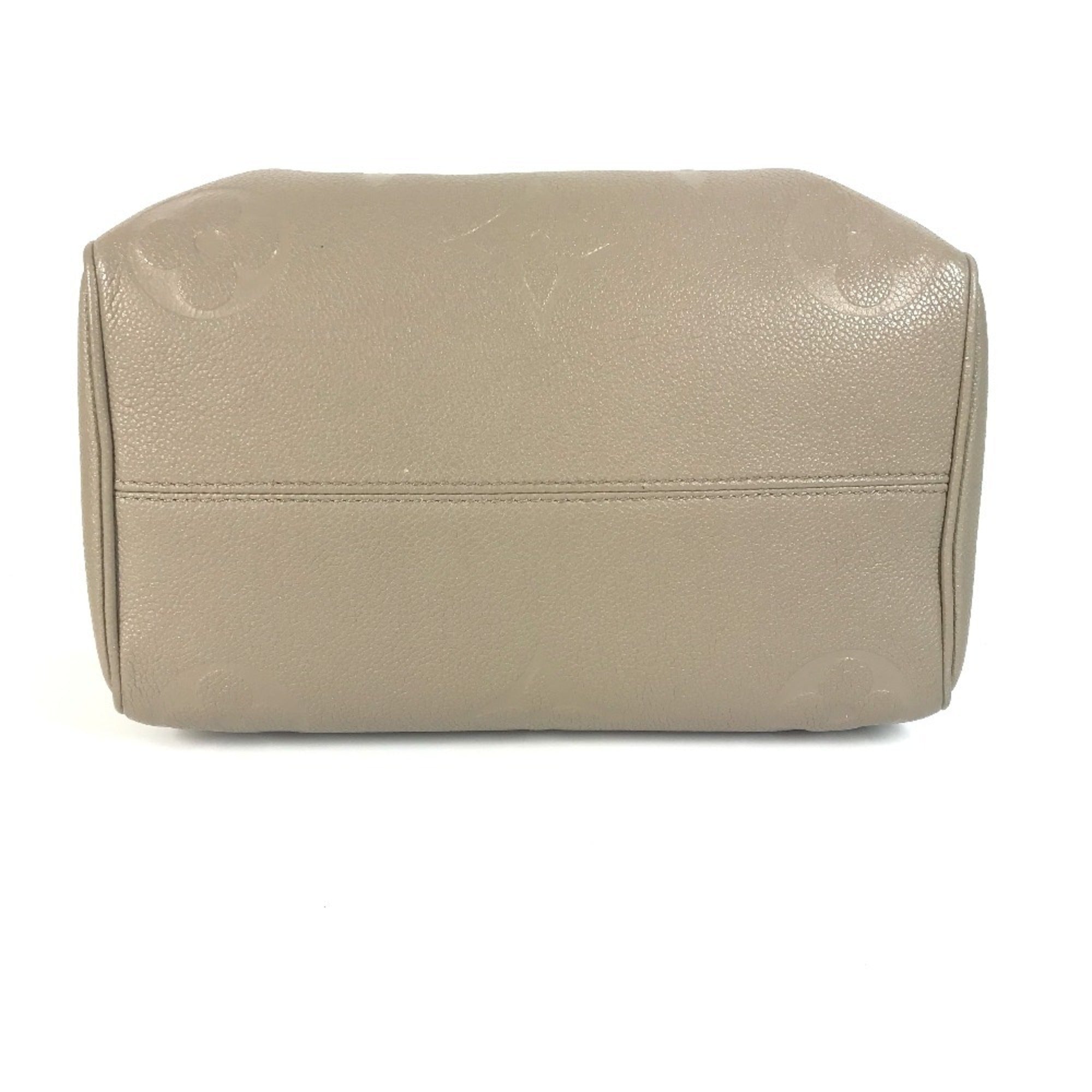 Louis Vuitton Beige Tourterelle Monogram Empreinte Boston Bag Handbag Shoulder Bag (Pre-Owned)