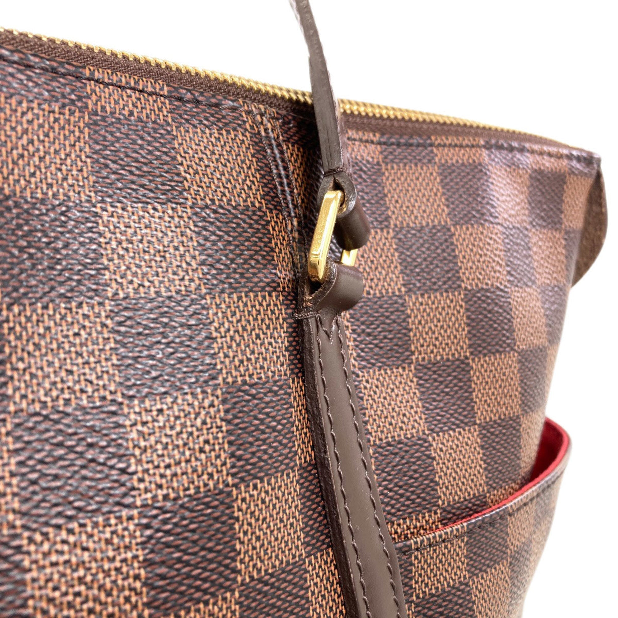 Louis Vuitton Damier Canvas Ebene Damier Canvas Tote Bag (Pre-Owned)