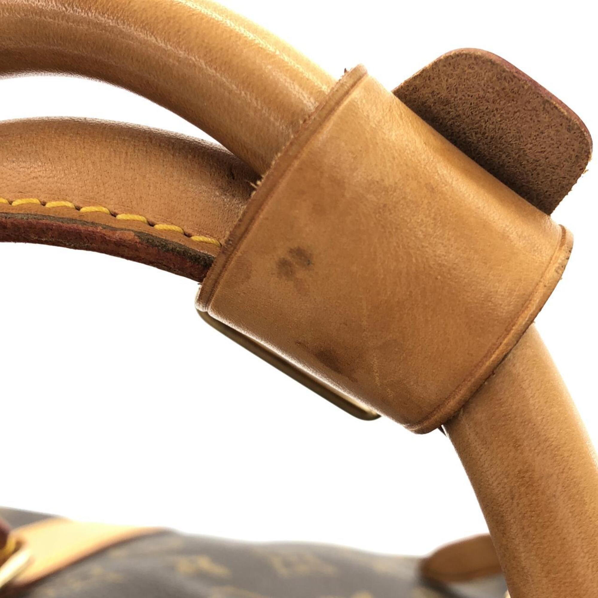 Louis Vuitton Marron Coated Canvas Boston Bag (Pre-Owned)
