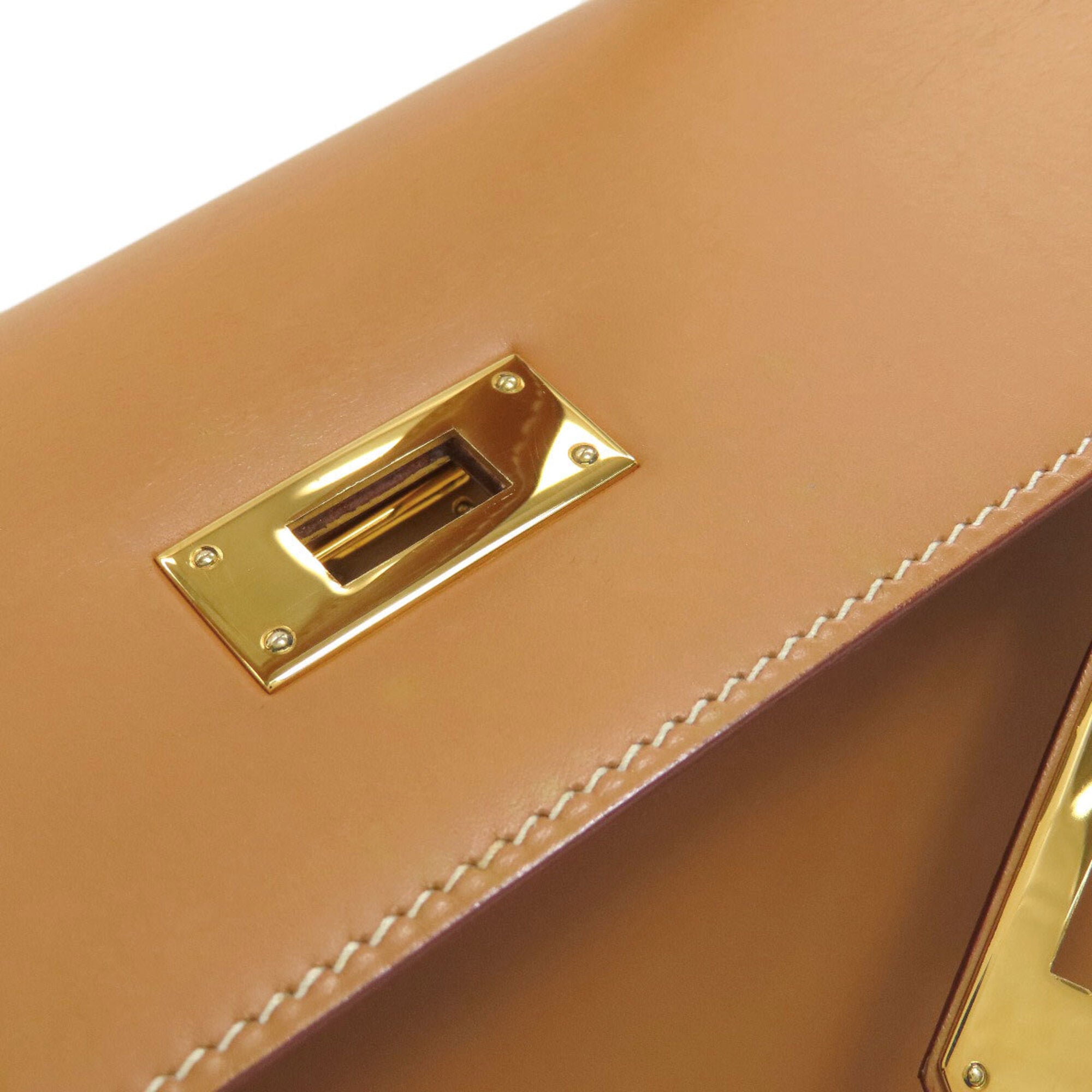Hermes Natural Chamonix Leather Handbag (Pre-Owned)