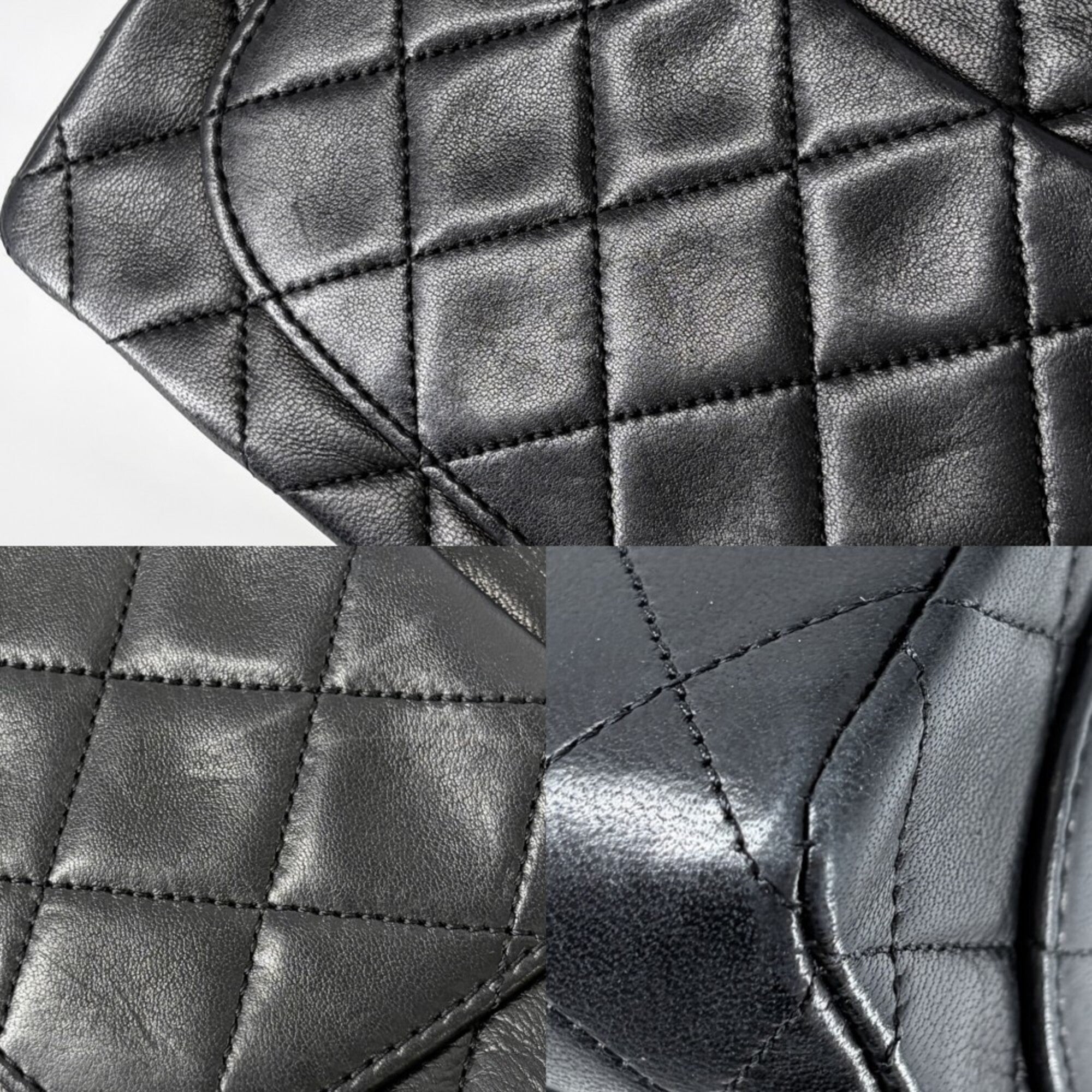 Chanel Black Leather Shoulder Bag (Pre-Owned)