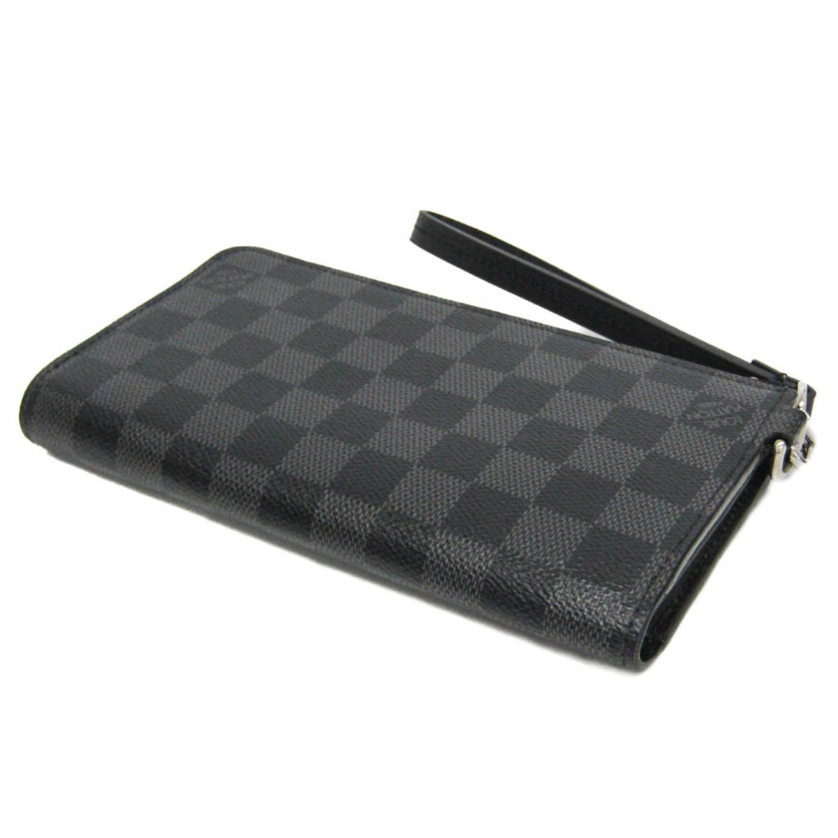 Louis Vuitton Damier Graphite Black Damier Graphite Long Wallet (Bi-Fold) (Pre-Owned)