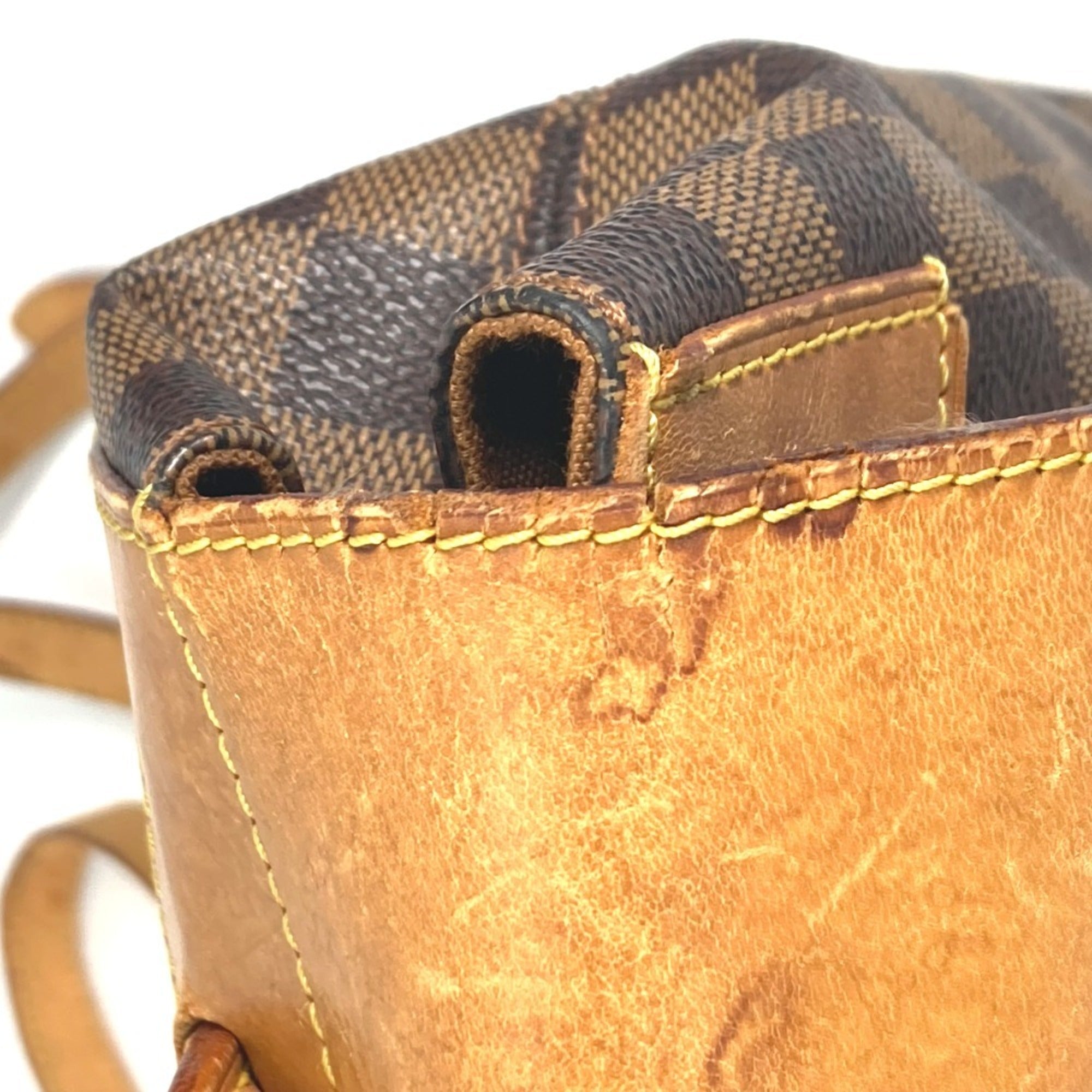 Louis Vuitton Brown Ebene Damier Canvas Backpack (Pre-Owned)