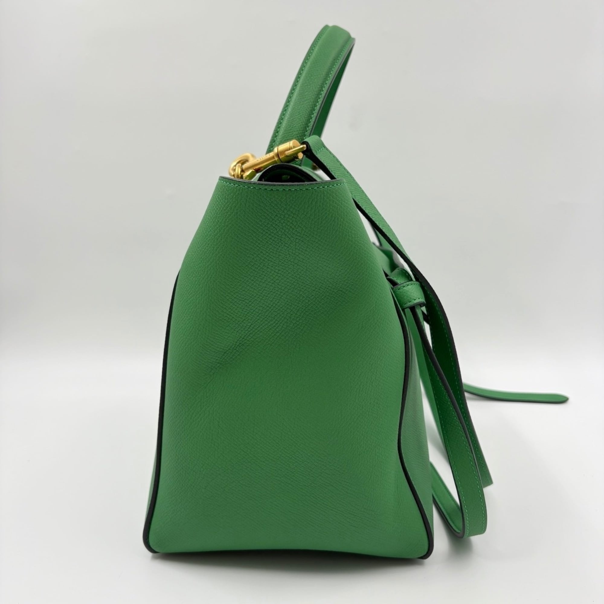 Celine Green Handbag Shoulder Bag (Pre-Owned)