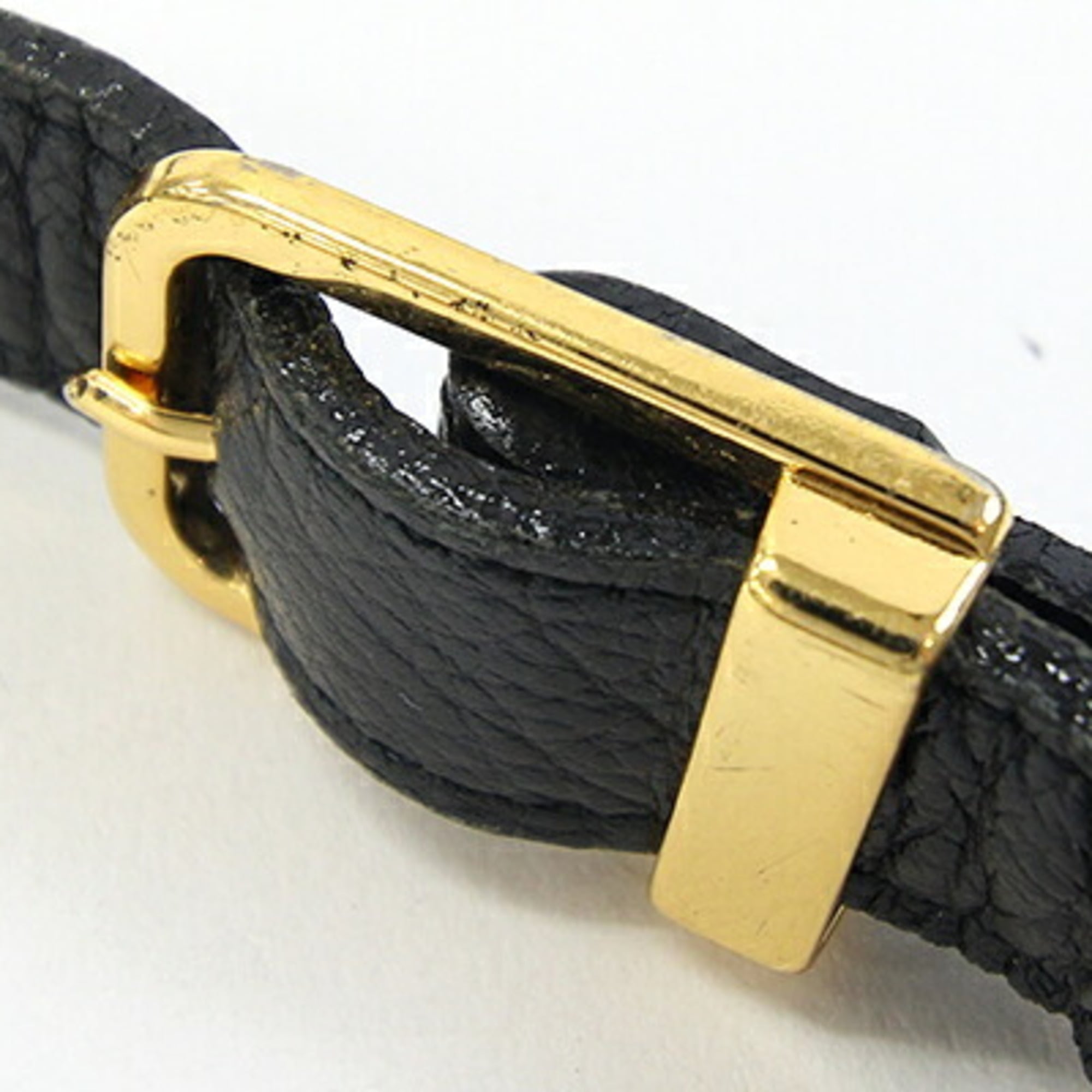 Yves Saint Laurent Black Leather Shoulder Bag (Pre-Owned)