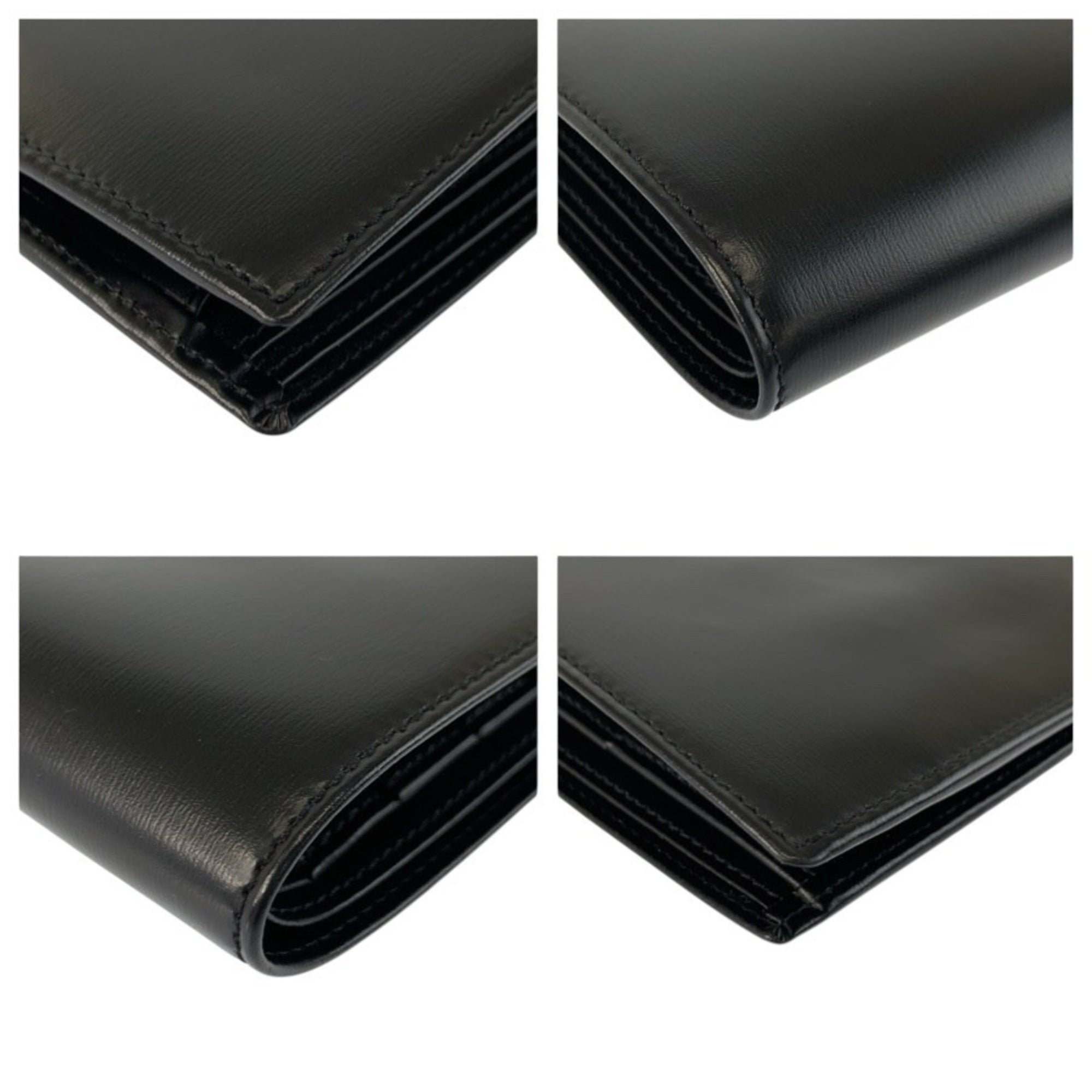 Cartier Black Leather Wallet (Bi-Fold) (Pre-Owned)