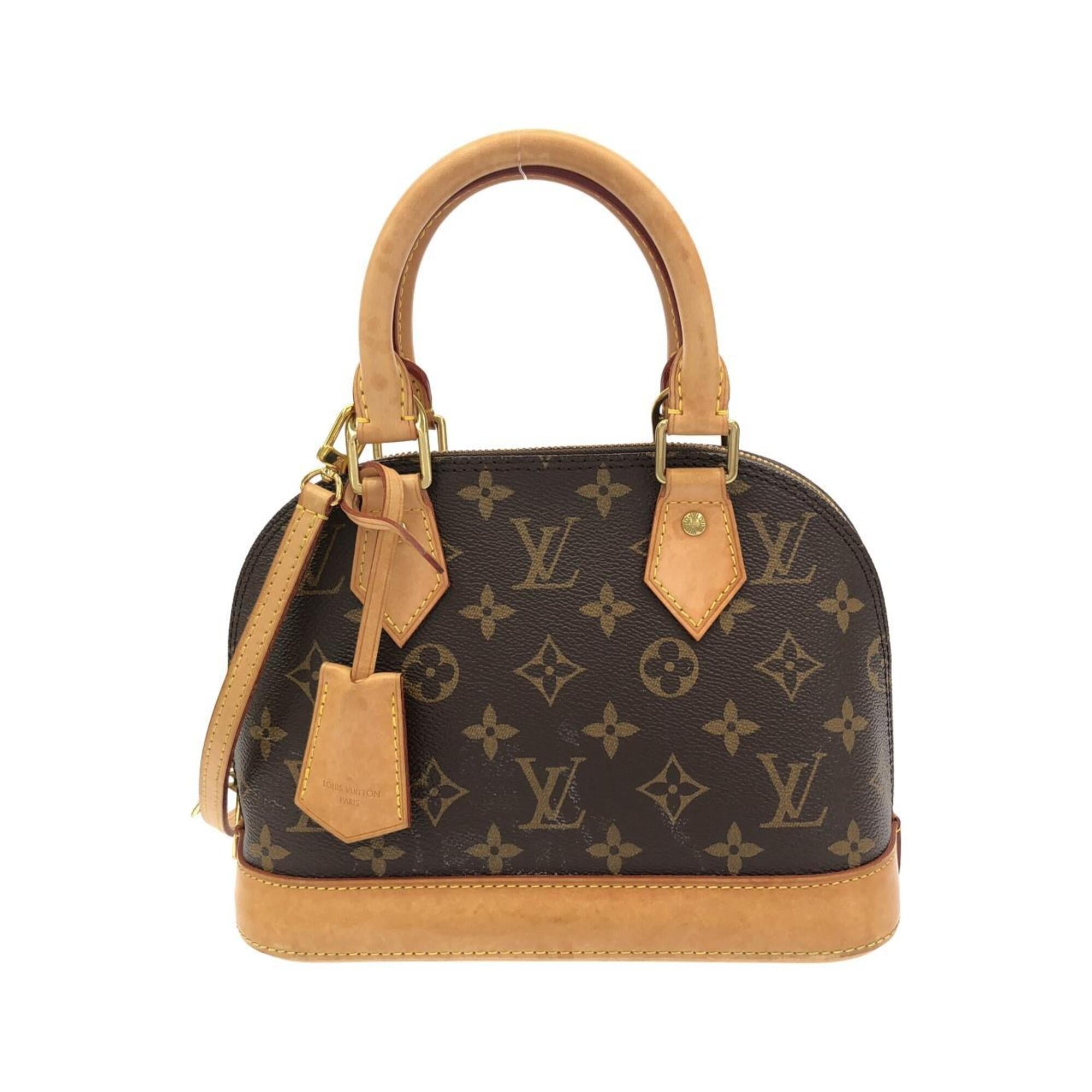 Louis Vuitton Monogram Marron Coated Canvas Handbag (Pre-Owned)
