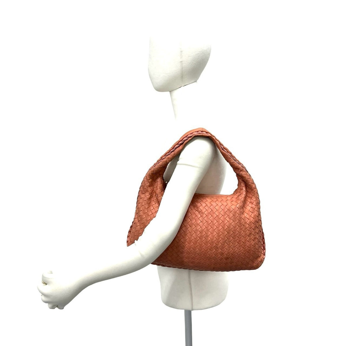 Bottega Veneta Brown Leather Handbag Shoulder Bag (Pre-Owned)