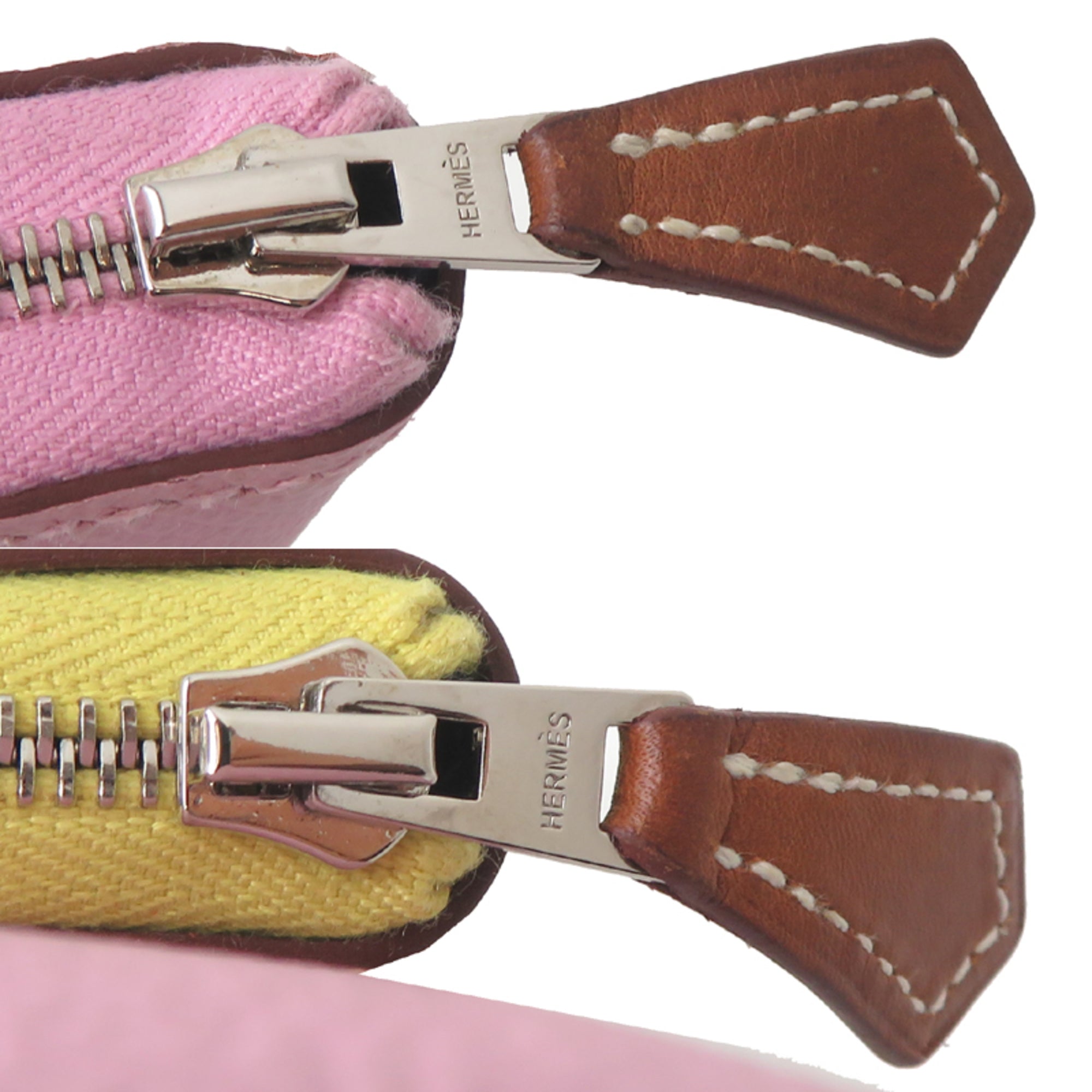 Hermes Lime Pink Yellow Swift Leather Epsom Leather Shoulder Bag (Pre-Owned)