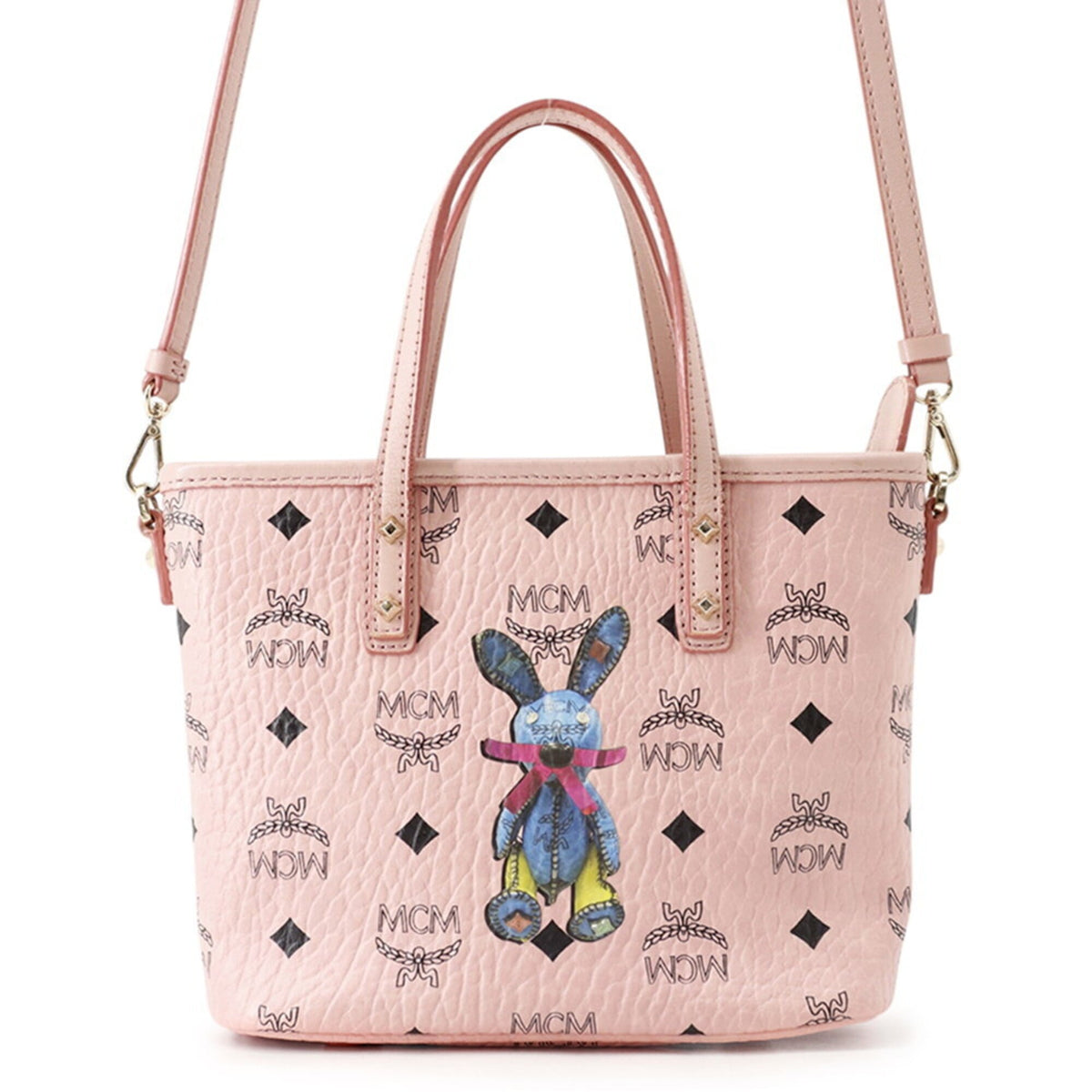 Mcm Pink Leather Handbag (Pre-Owned)