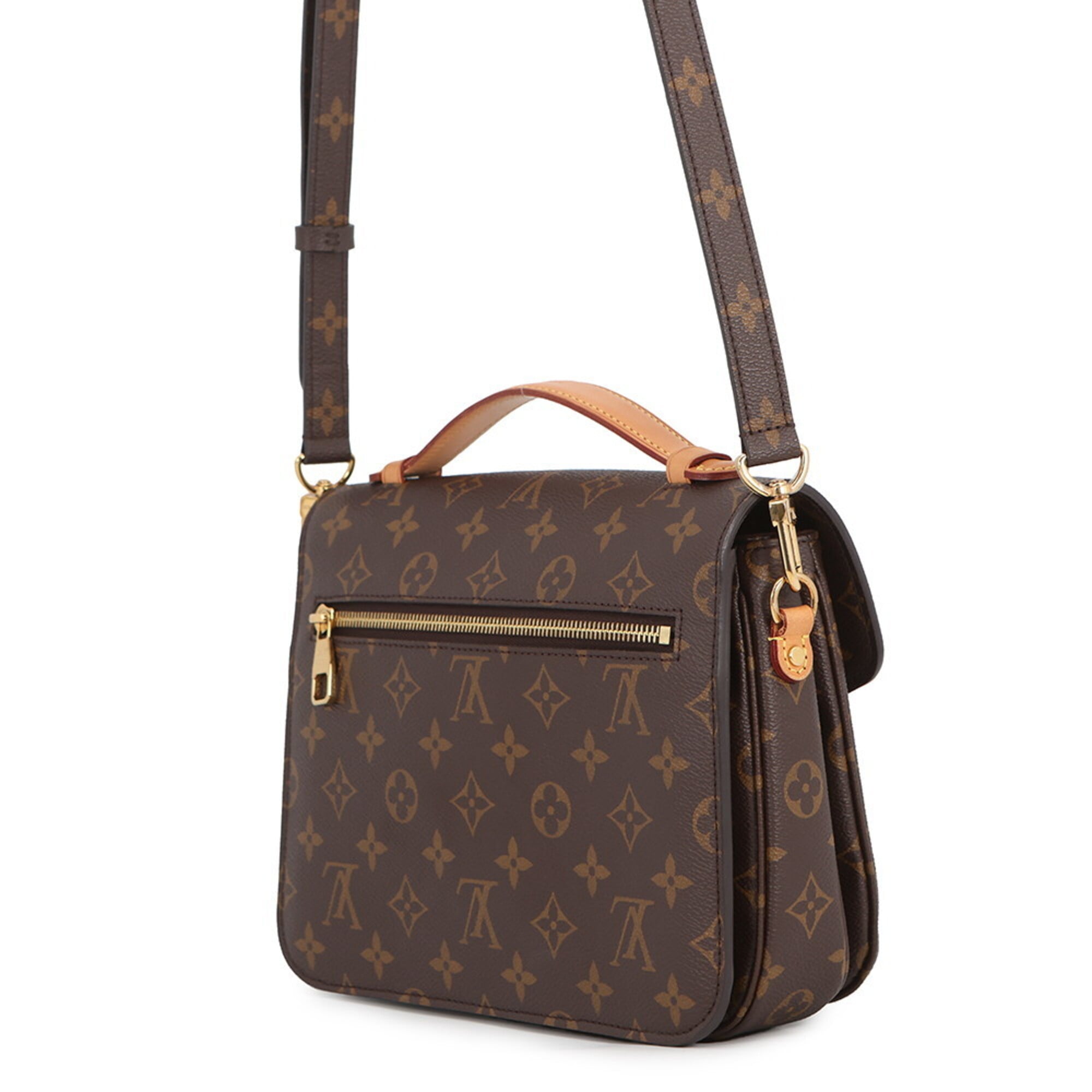 Louis Vuitton Monogram Brown Monogram Handbag Pochette (Pre-Owned)